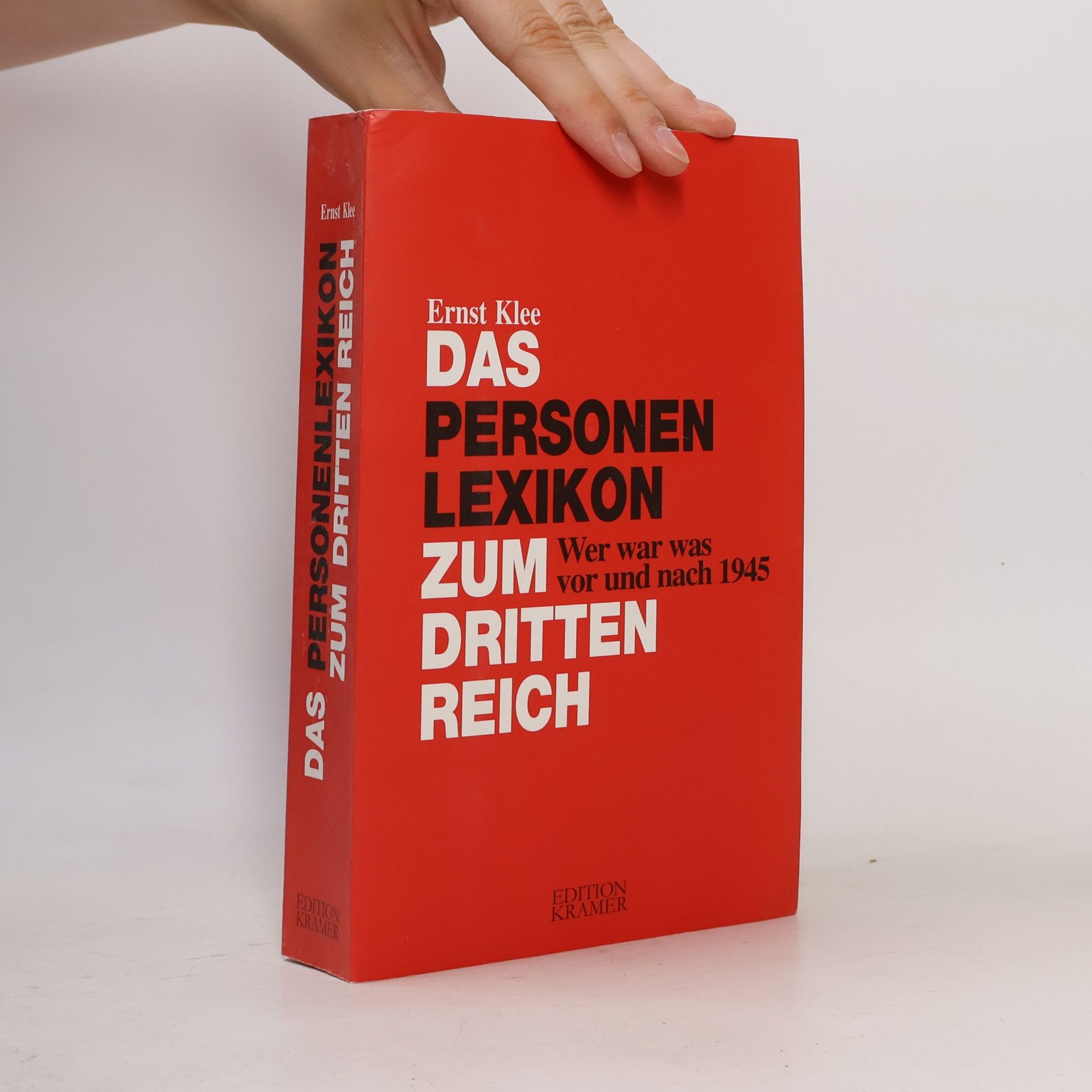 Ernst Klee Das Personenlexikon zum Dritten Reich