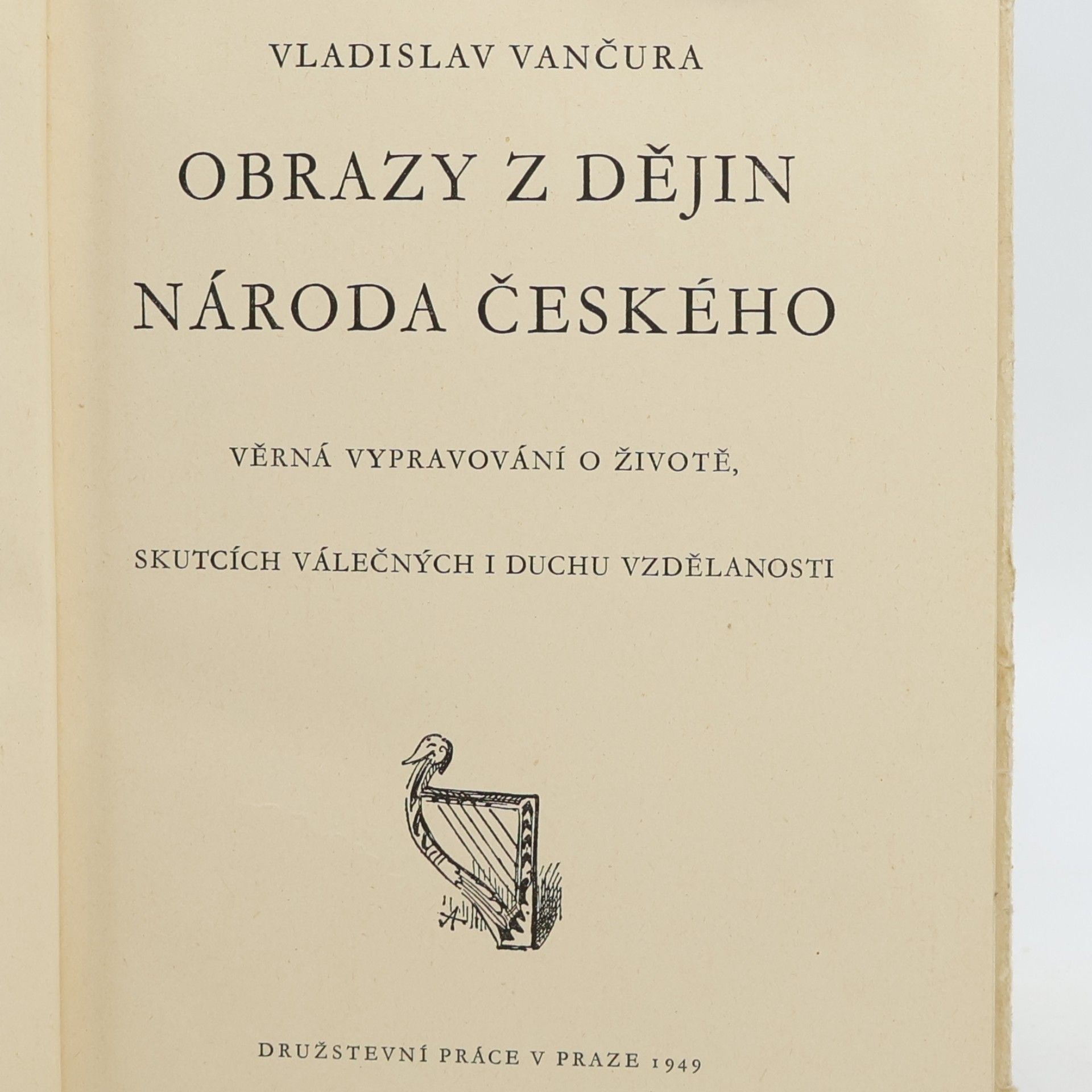Vančura Vladimír Obrazy z dějin národa českého. Díl třetí. Poslední Přemyslovci