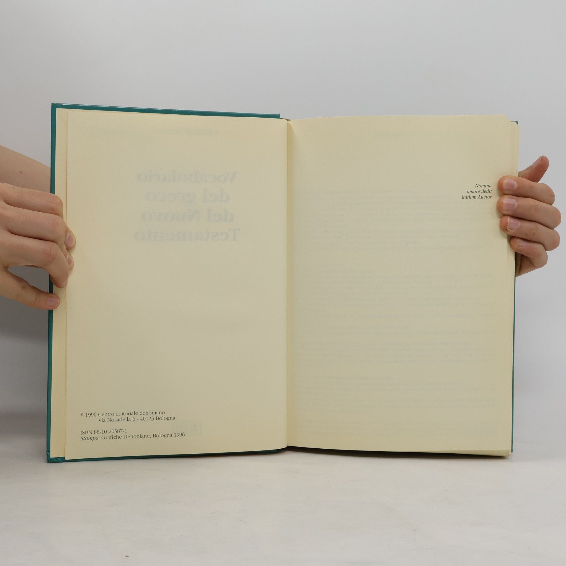 Carlo Rusconi Dizionari e concordanze - 12: Vocabolario del Greco del Nuovo Testamento