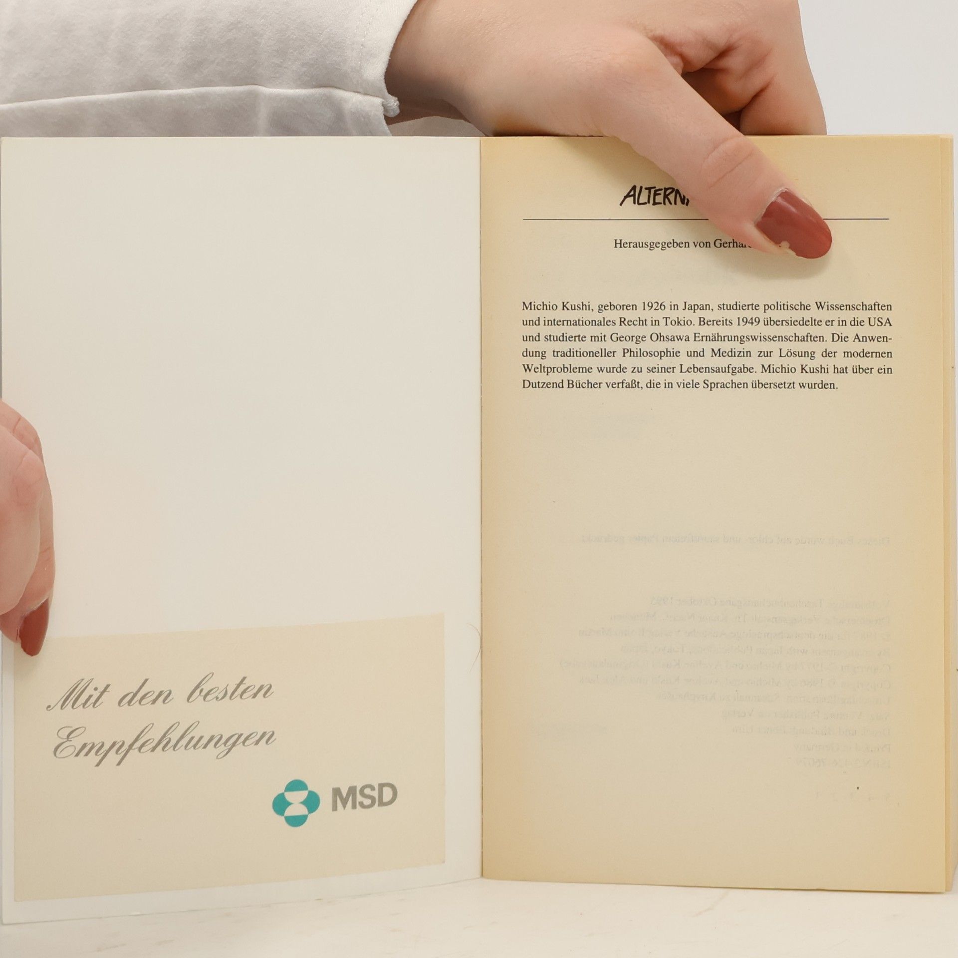 Michio Kushi Alternativ Heilen: Das grosse Buch der Makrobiotik