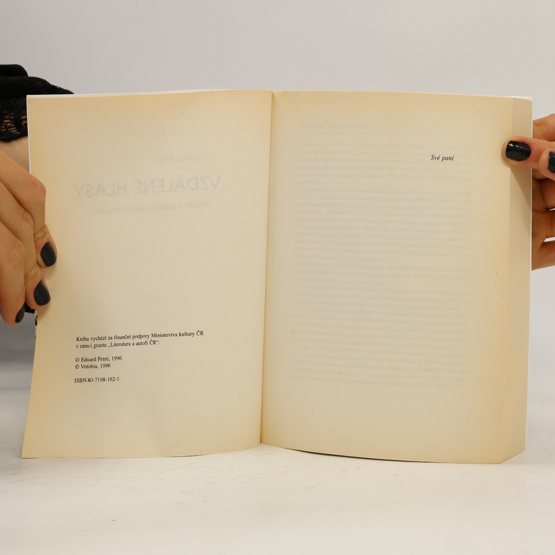 Eduard Petrů Vzdálené hlasy: studie o starší české literatuře