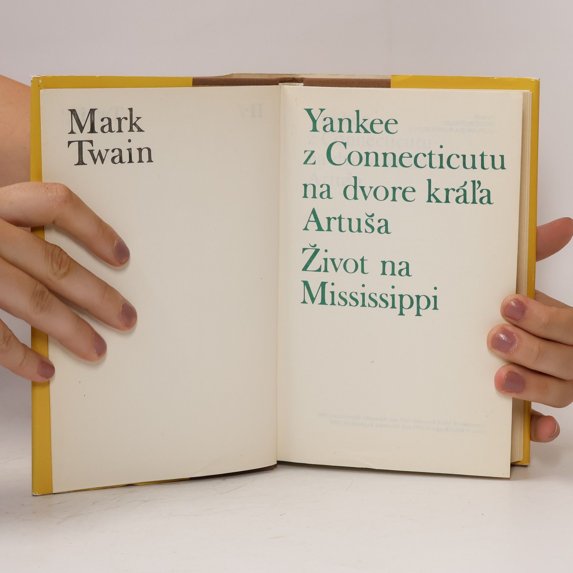 Mark Twain Yankee z Connecticutu na dvore kráľa Artuša. Život na Mississippi