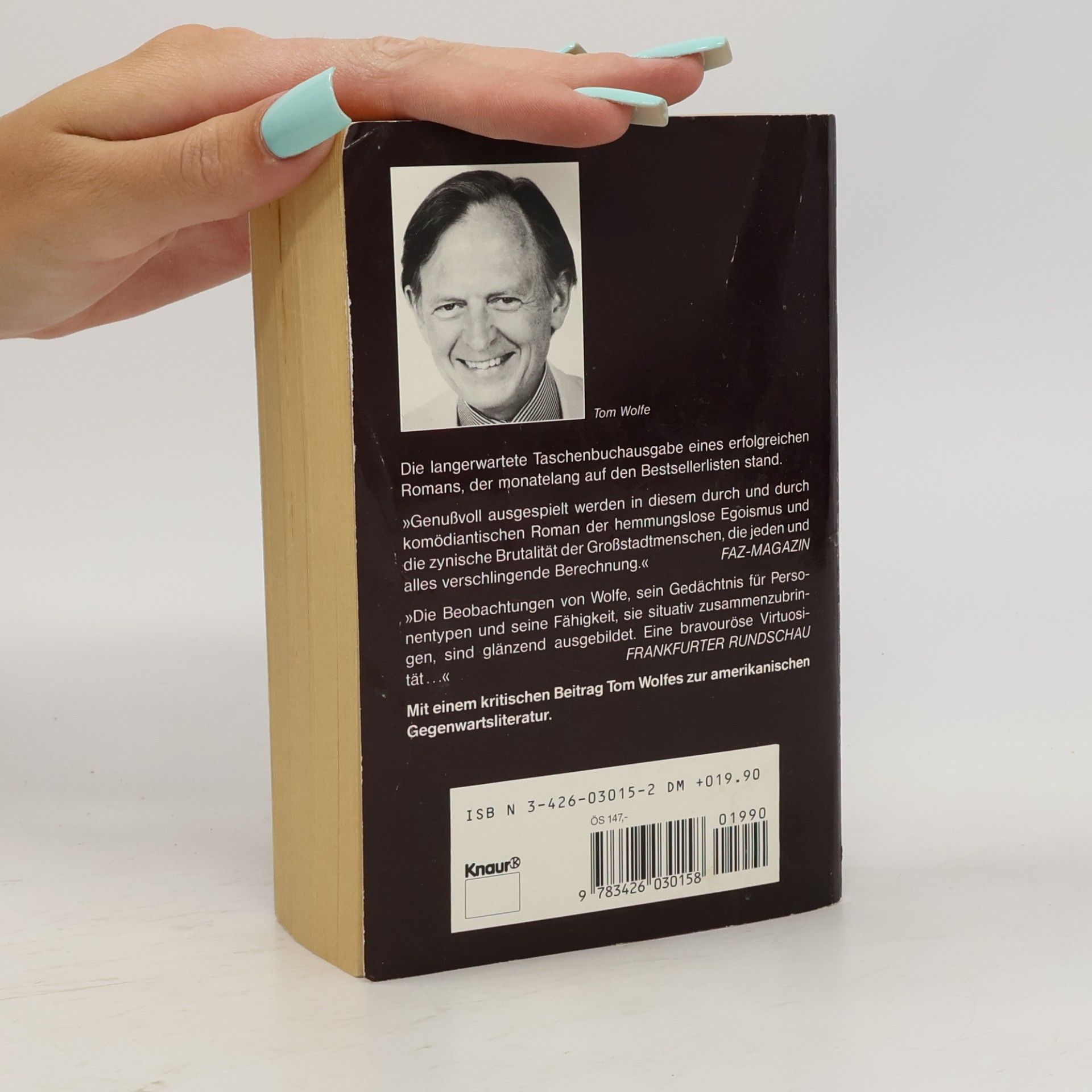 Tom Wolfe Fegefeuer der Eitelkeiten