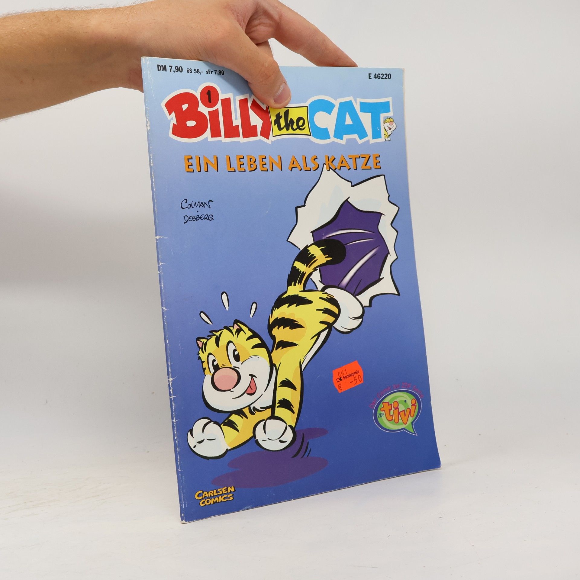 Stephen Desberg Billy the cat