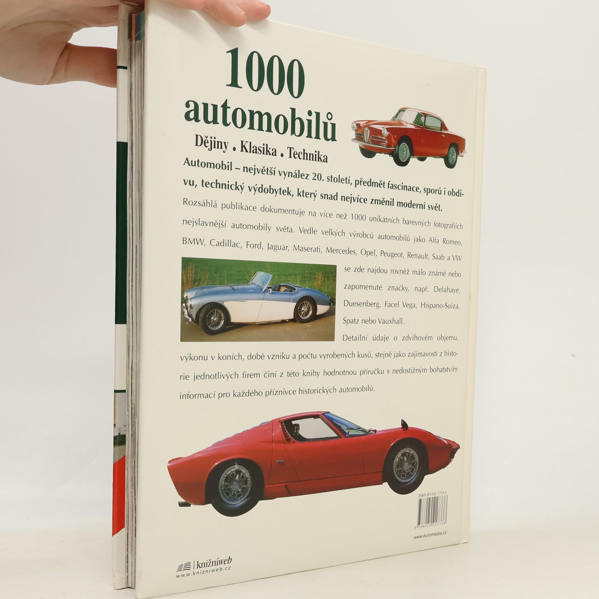 Kolektiv autorů 1000 automobilů : dějiny, klasika, technika