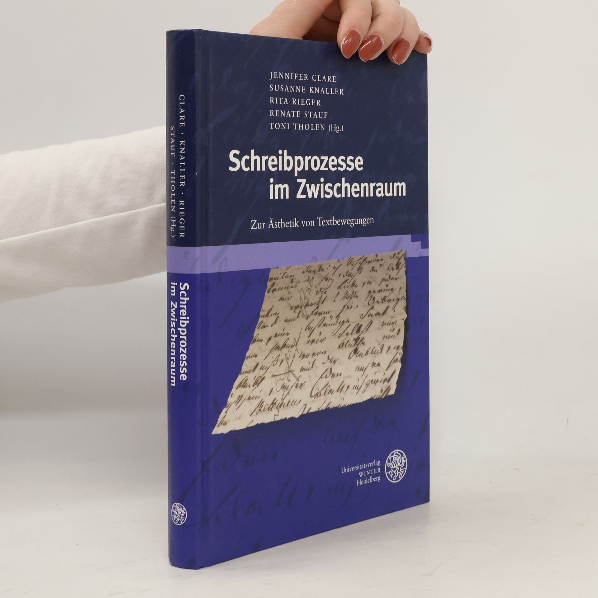Toni Tholen Germanisch-Romanische Monatsschrift. Beihefte - 89: Schreibprozesse im Zwischenraum
