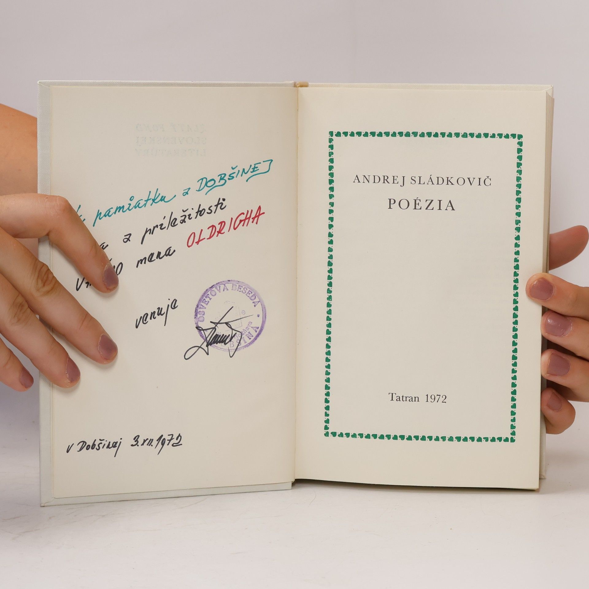 Andrej Sládkovič Poézia