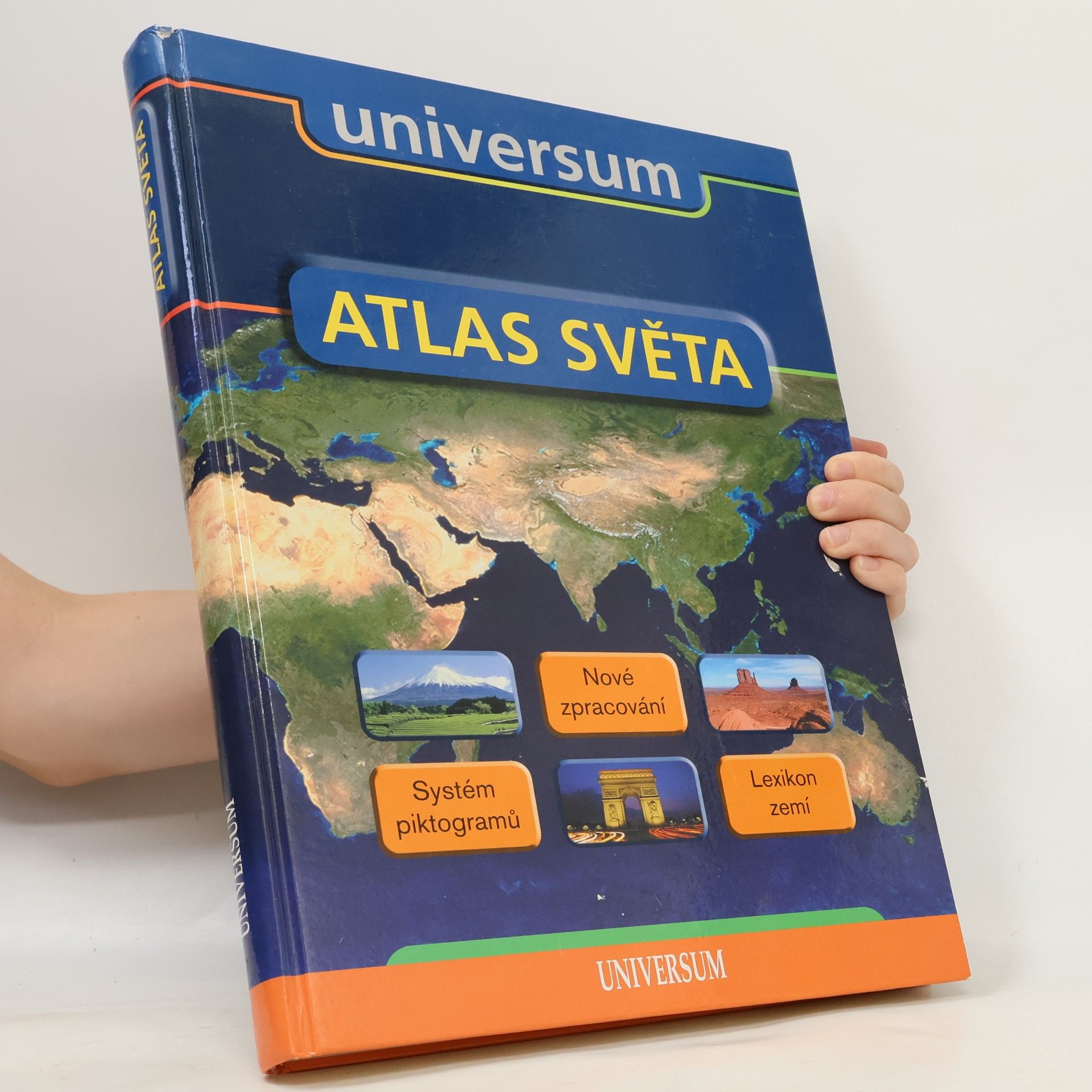 Irena Rybová Atlas světa nové zpracování, systém piktogramů, lexikon zemí