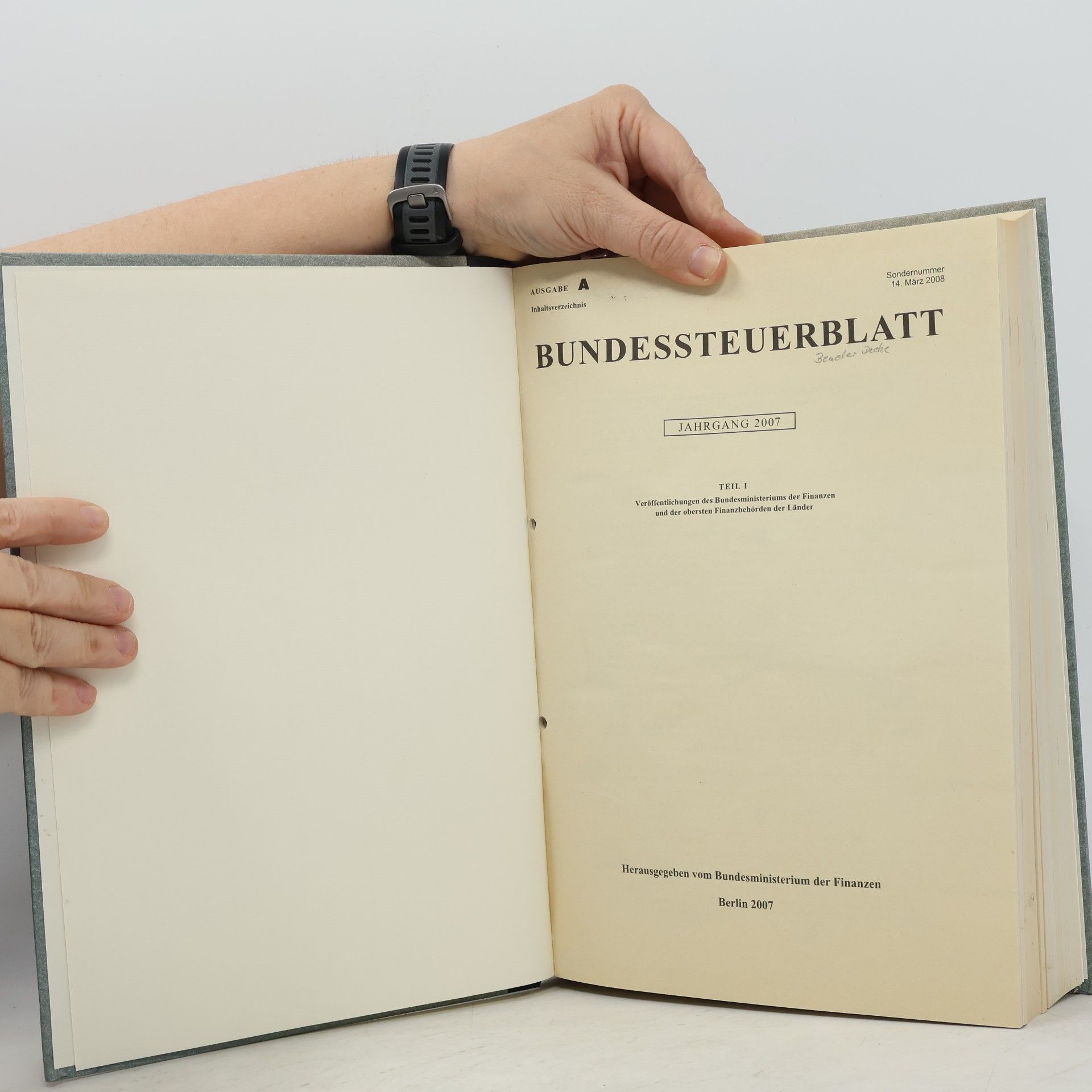 Autorenkollektiv Bundessteuerblatt I.