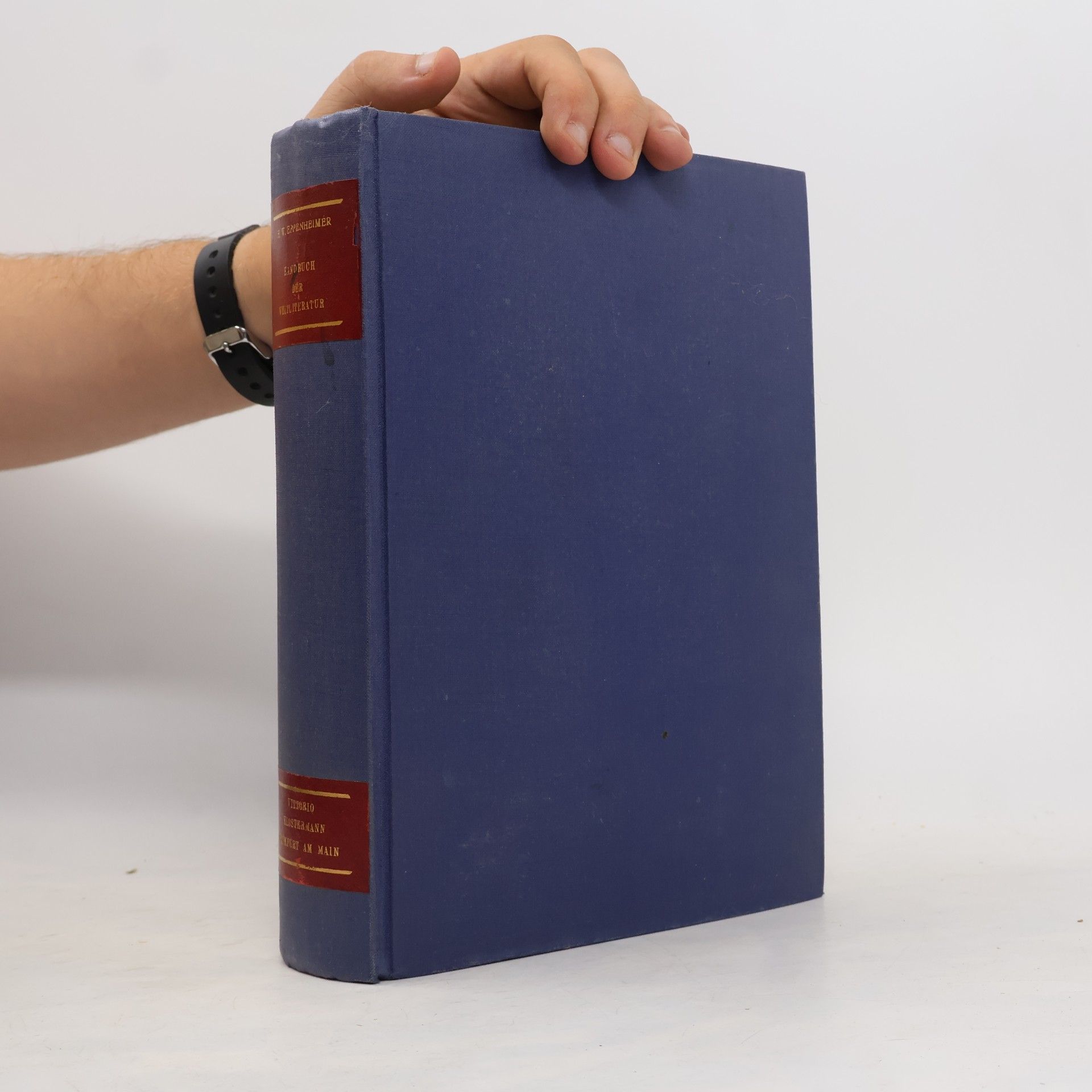 Hanns W. Eppelsheimer Handbuch der Weltliteratur