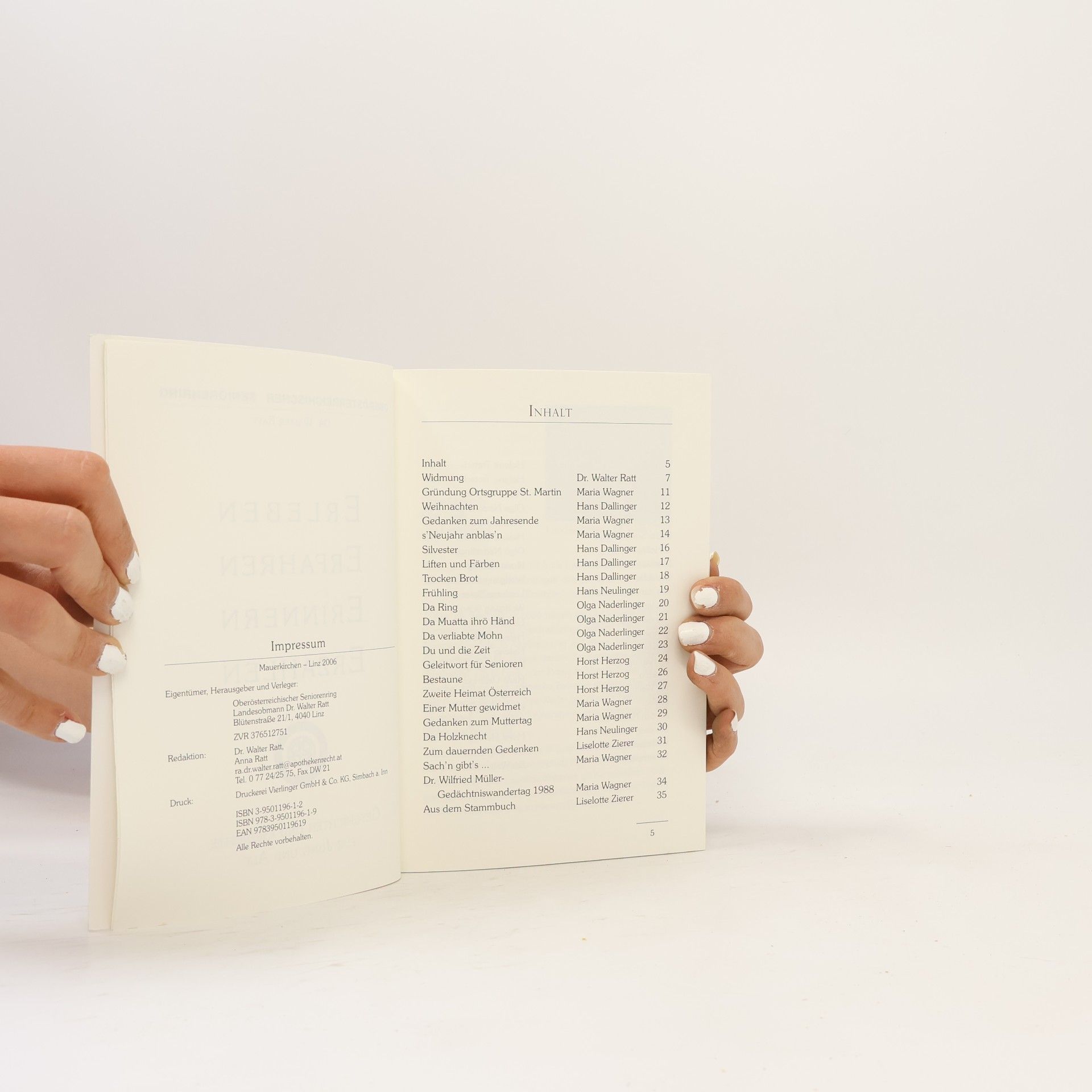 Oberösterreichischer Seniorenring Oberösterreichischer Seniorenring: Erleben - Erfahren - Erinnern - Erzählen