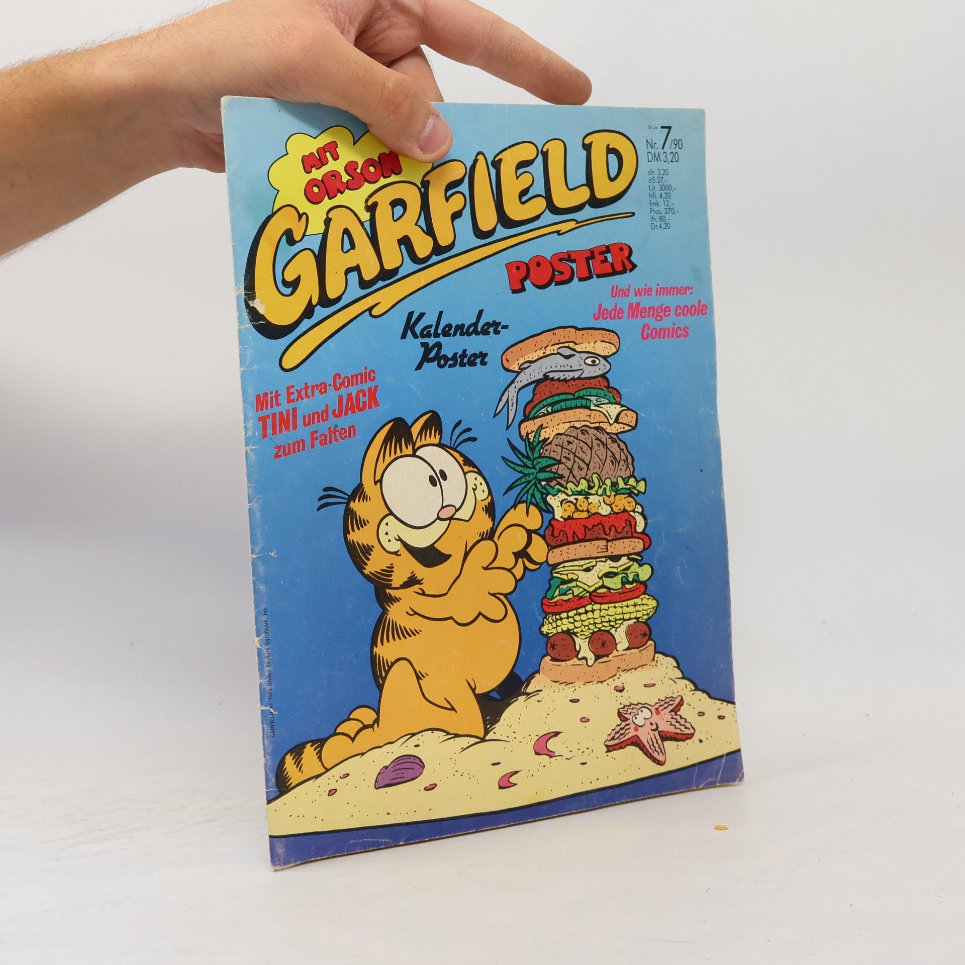 Jim Davis Garfield 7/1990