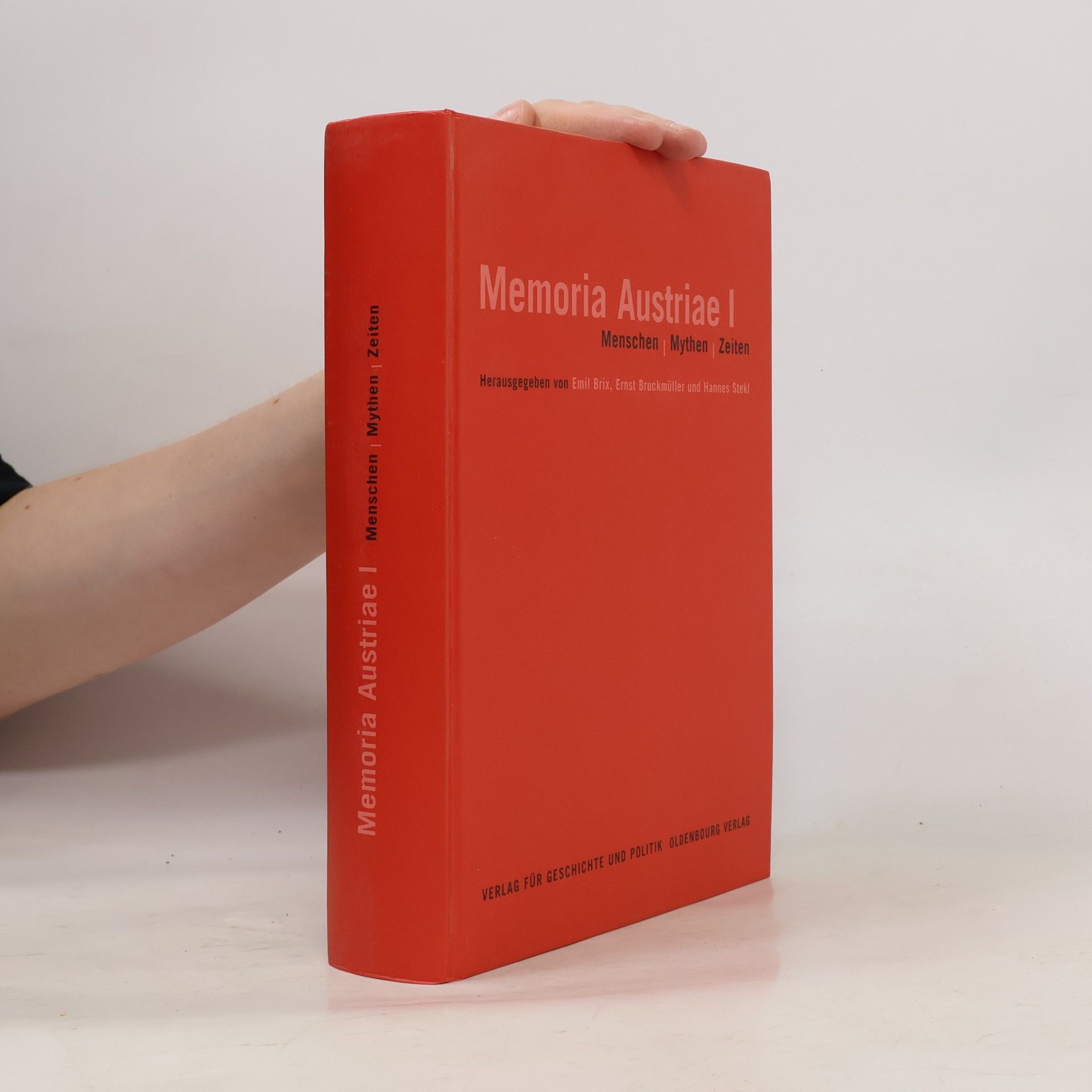 Ernst Bruckmüller Memoria Austriae