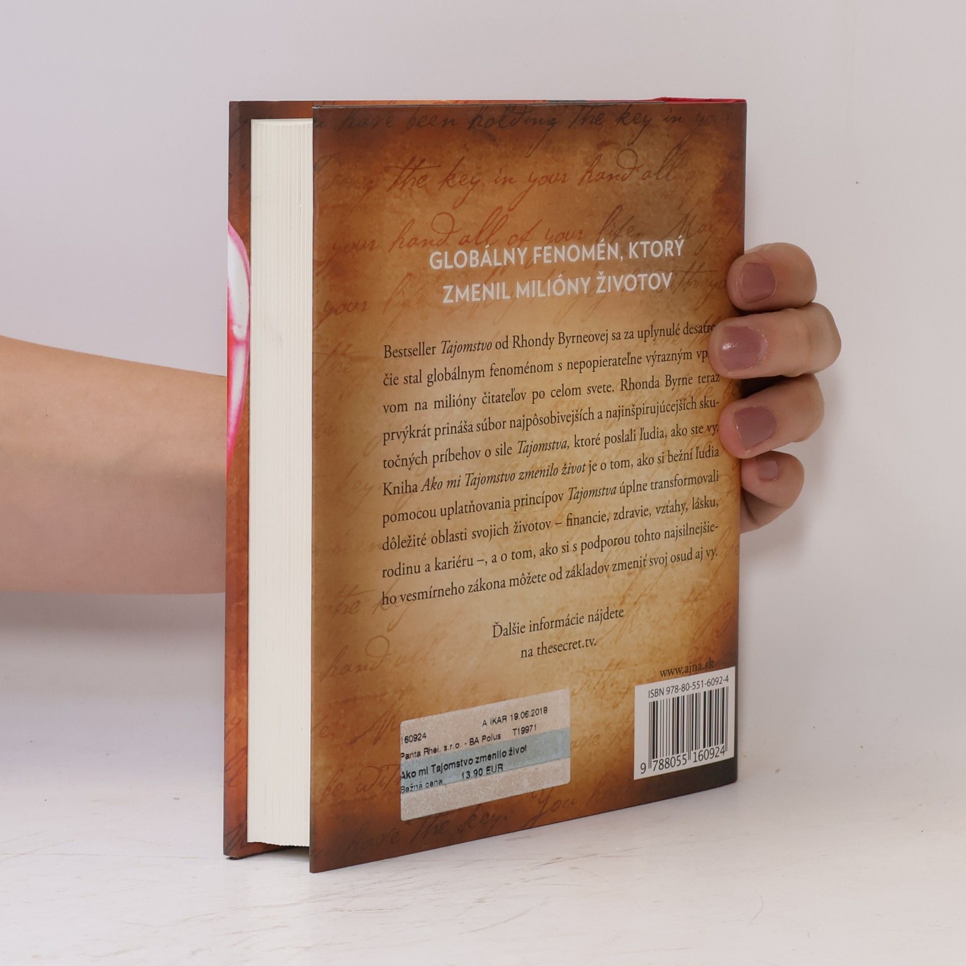 Rhonda Byrne Ako mi Tajomstvo zmenilo život