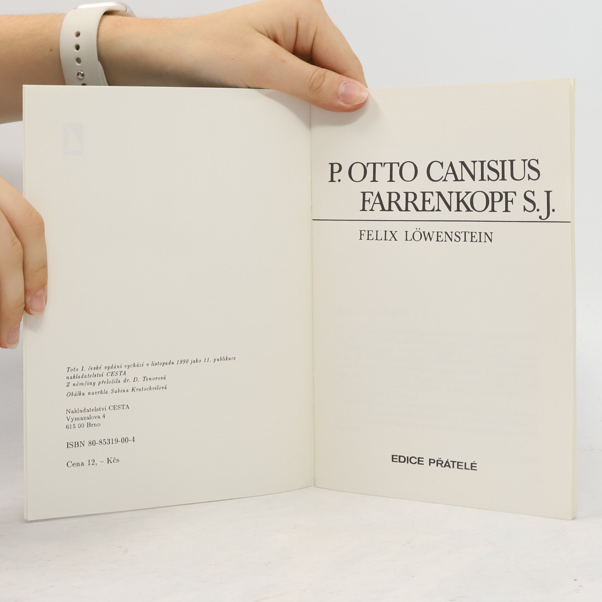 Felix Löwenstein Wertheim Rosenberg P. Otto Canisius Farrenkopf S.J.