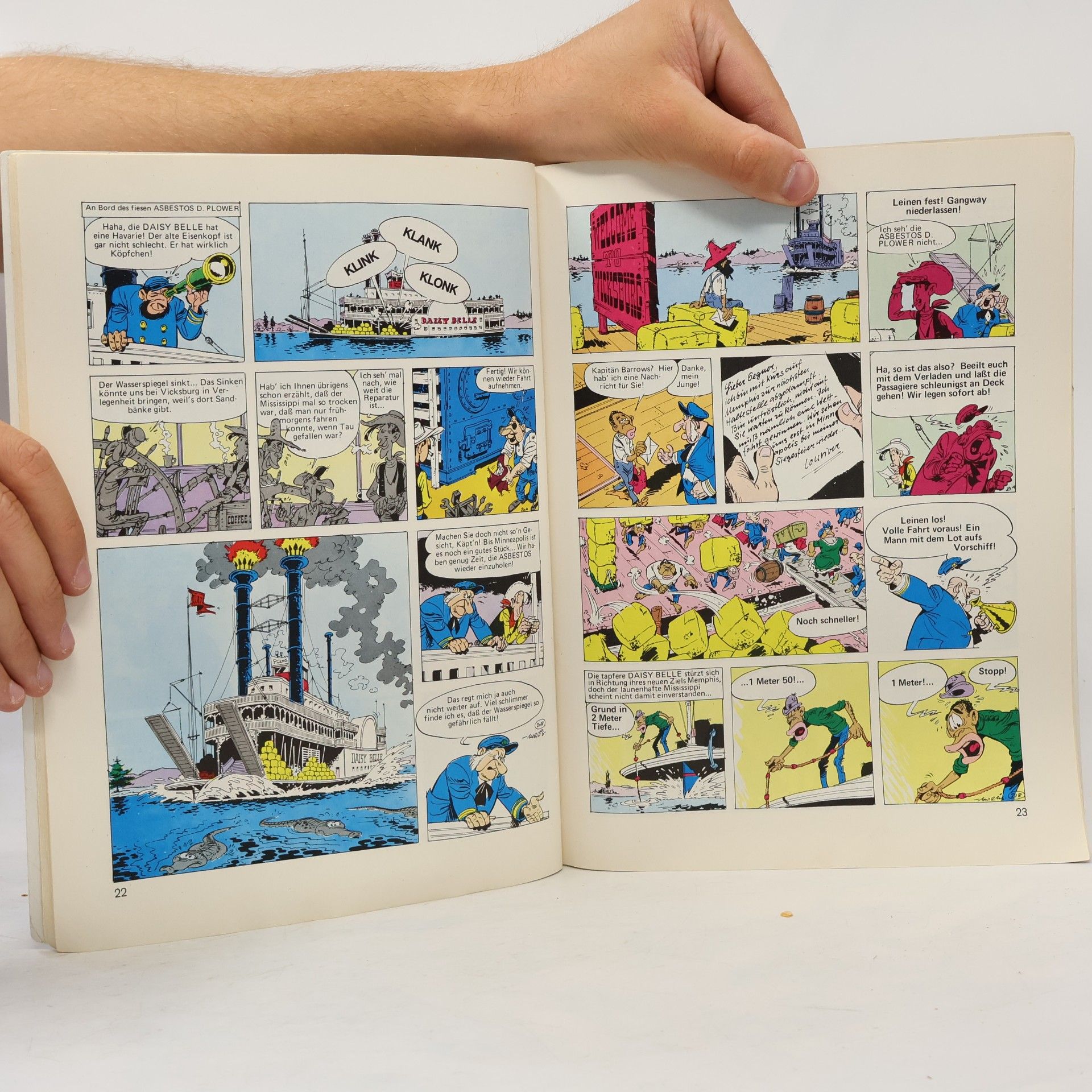 René Goscinny Lucky Luke. Band 20. Am Mississippi