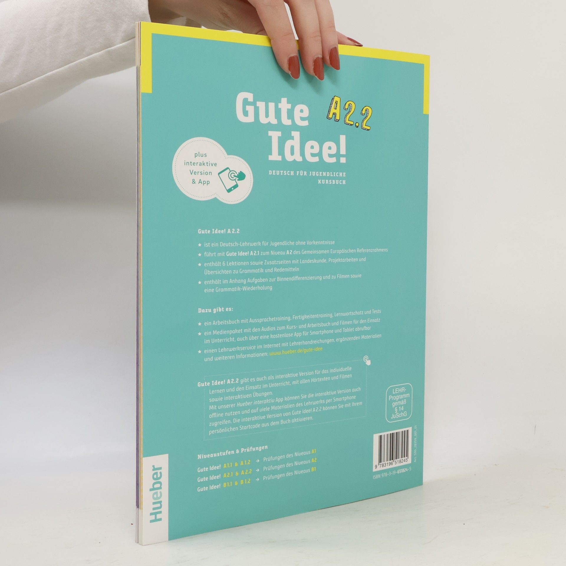 Wilfried Krenn Gute Idee! A2.2 Deutsch für Jugendliche. Kursbuch