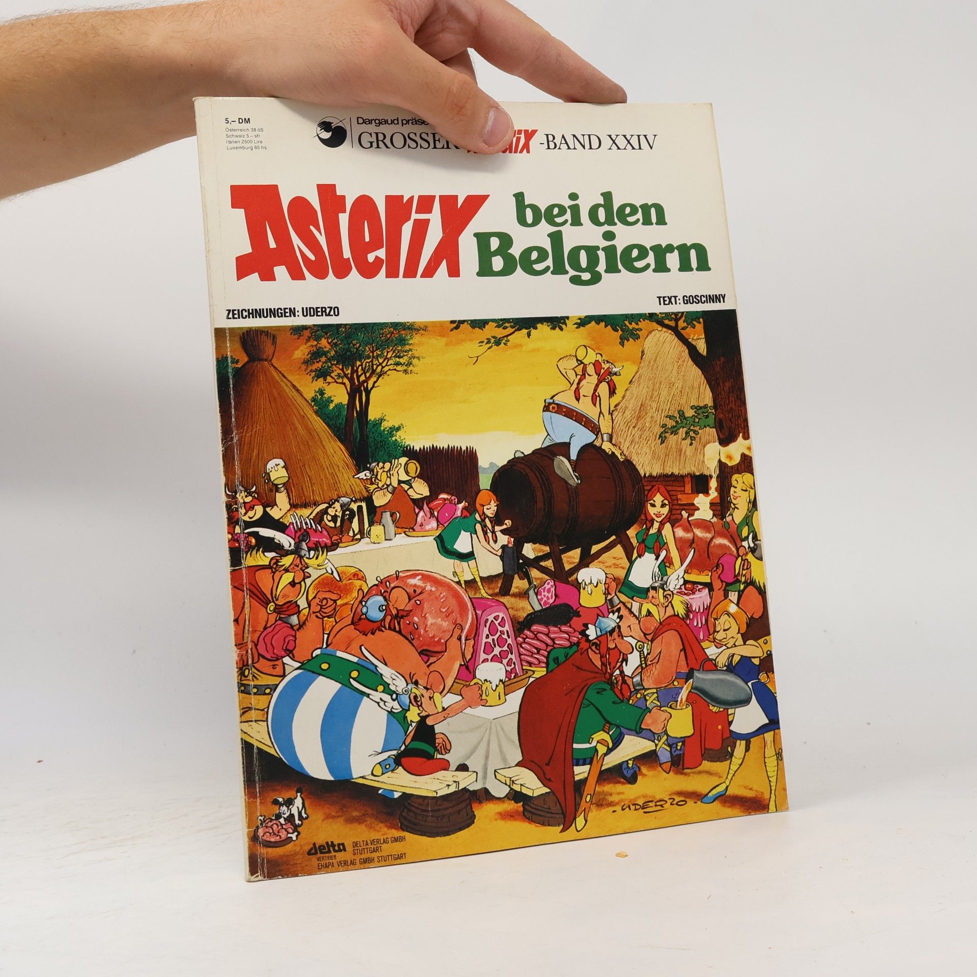 René Goscinny Asterix bei den Belgiern