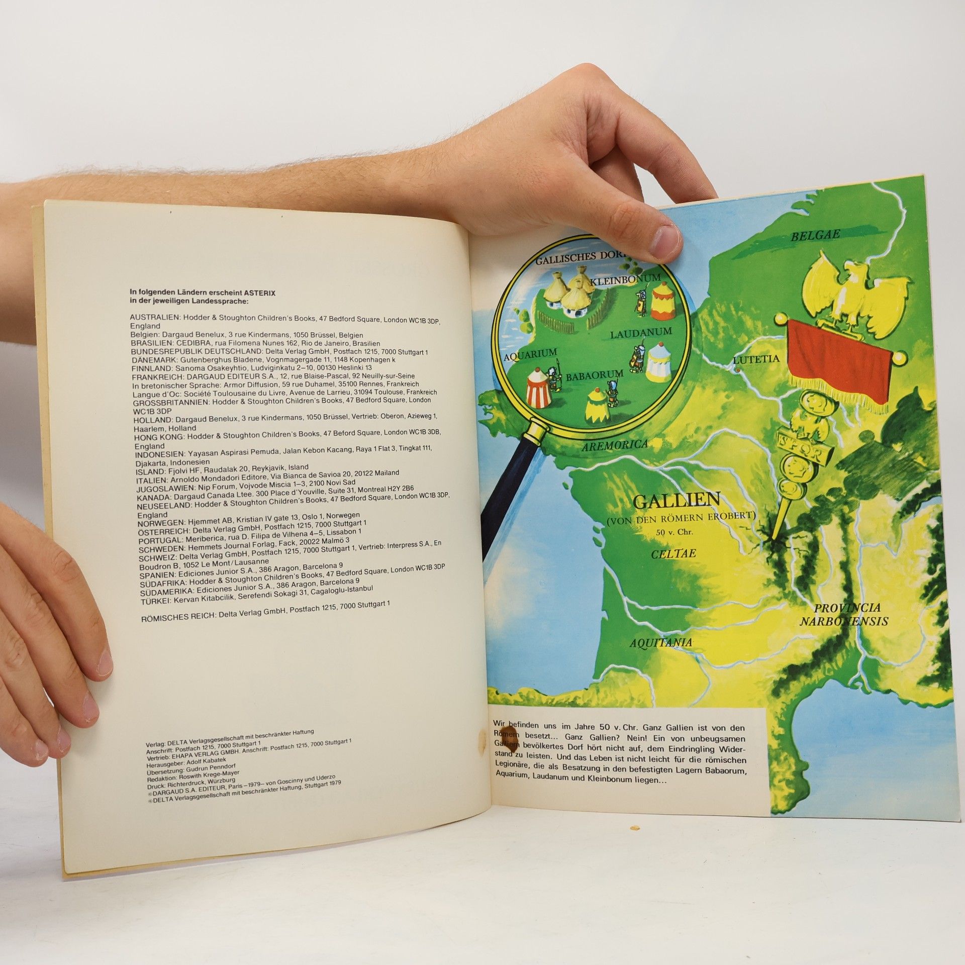 René Goscinny Asterix bei den Belgiern