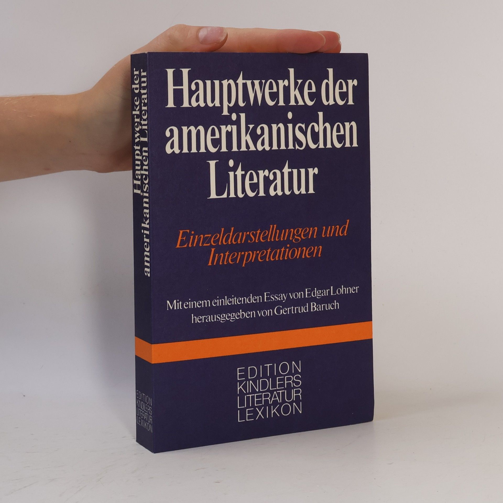 Gertrud Baruch Hauptwerke der amerikanischen Literatur