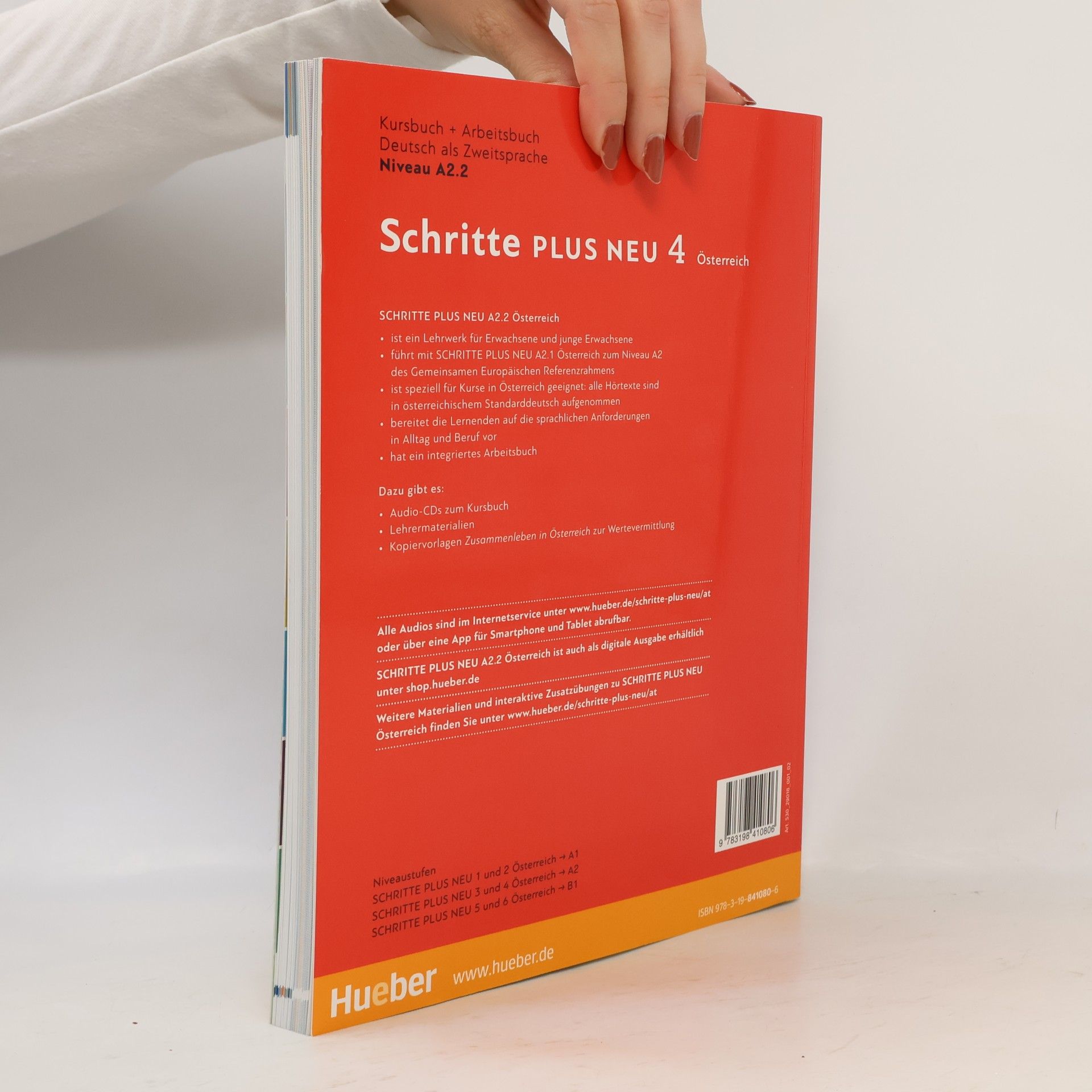 Silke Hilpert Schritte plus Neu 4 - Österreich. Kursbuch und Arbeitsbuch mit Audios online