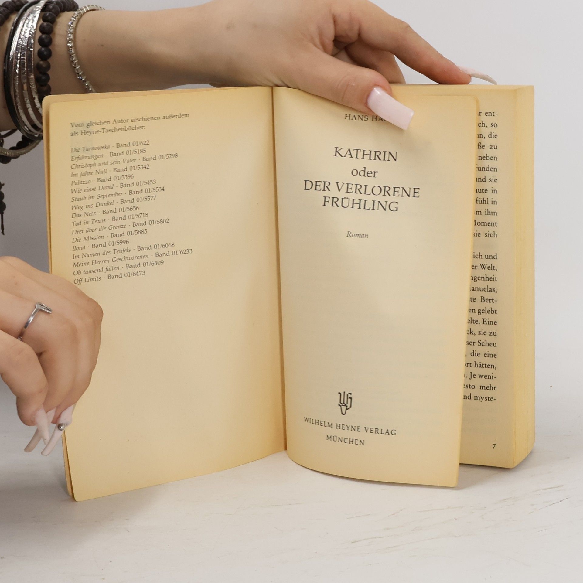 Hans Habe Kathrin oder der verlorene Frühling.