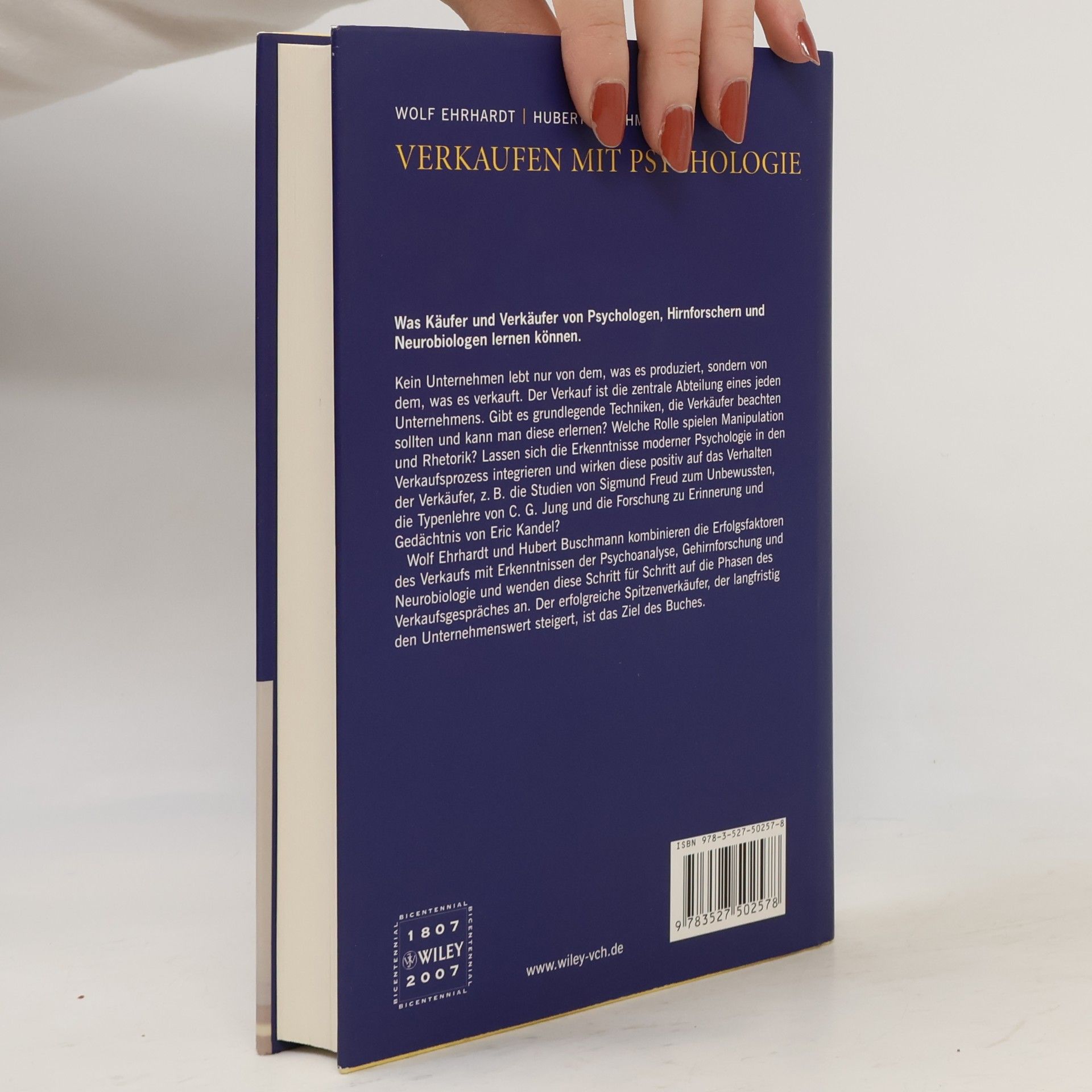 Wolf Ehrhardt Verkaufen mit Psychologie
