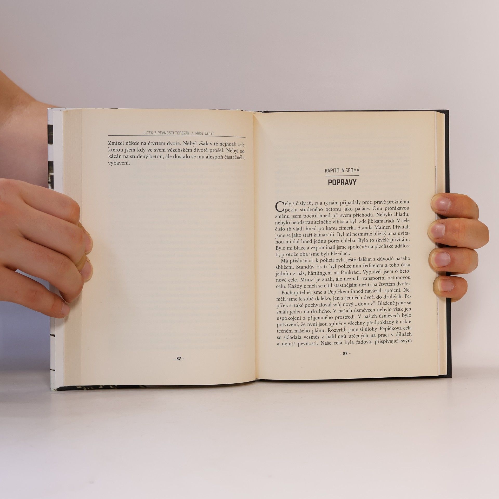 Miloš Ešner Útěk z malé pevnosti Terezín. Přepis románu z let 1964-1965