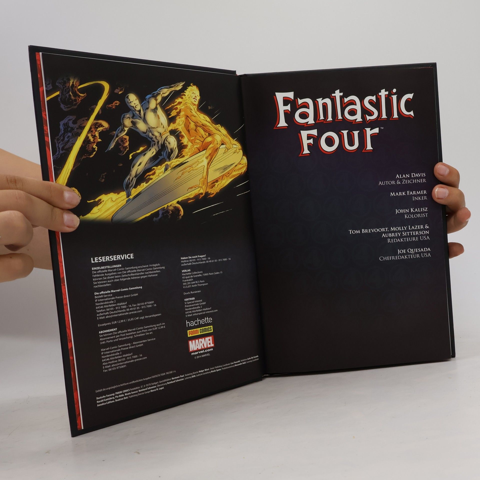 Alan Davis Die offizielle Marvel-Comics-Sammlung 47. Fantastic Four. Das Ende