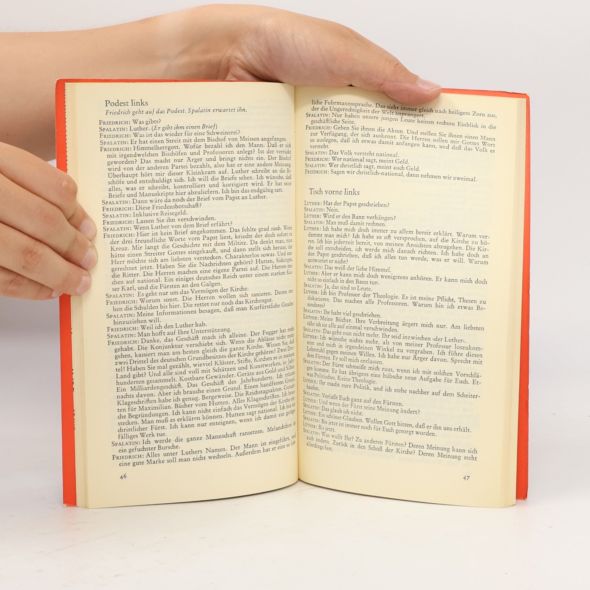 Dieter Forte Martin Luther & Thomas Münzer oder Die Einführung der Buchhaltung