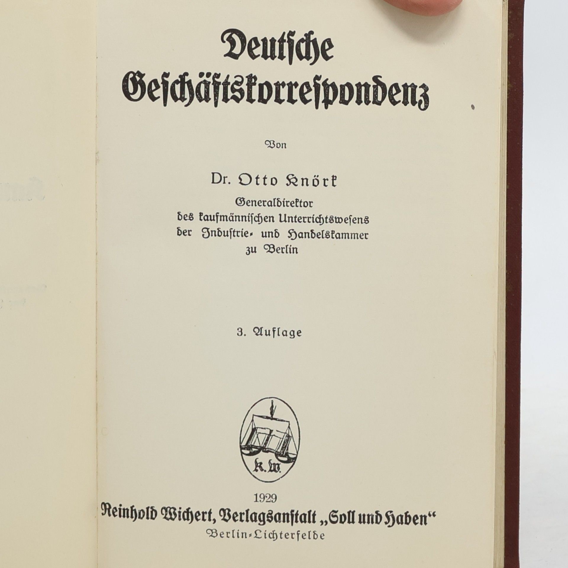 Otto Knörk Deutsche Geschäftskorrespondenz