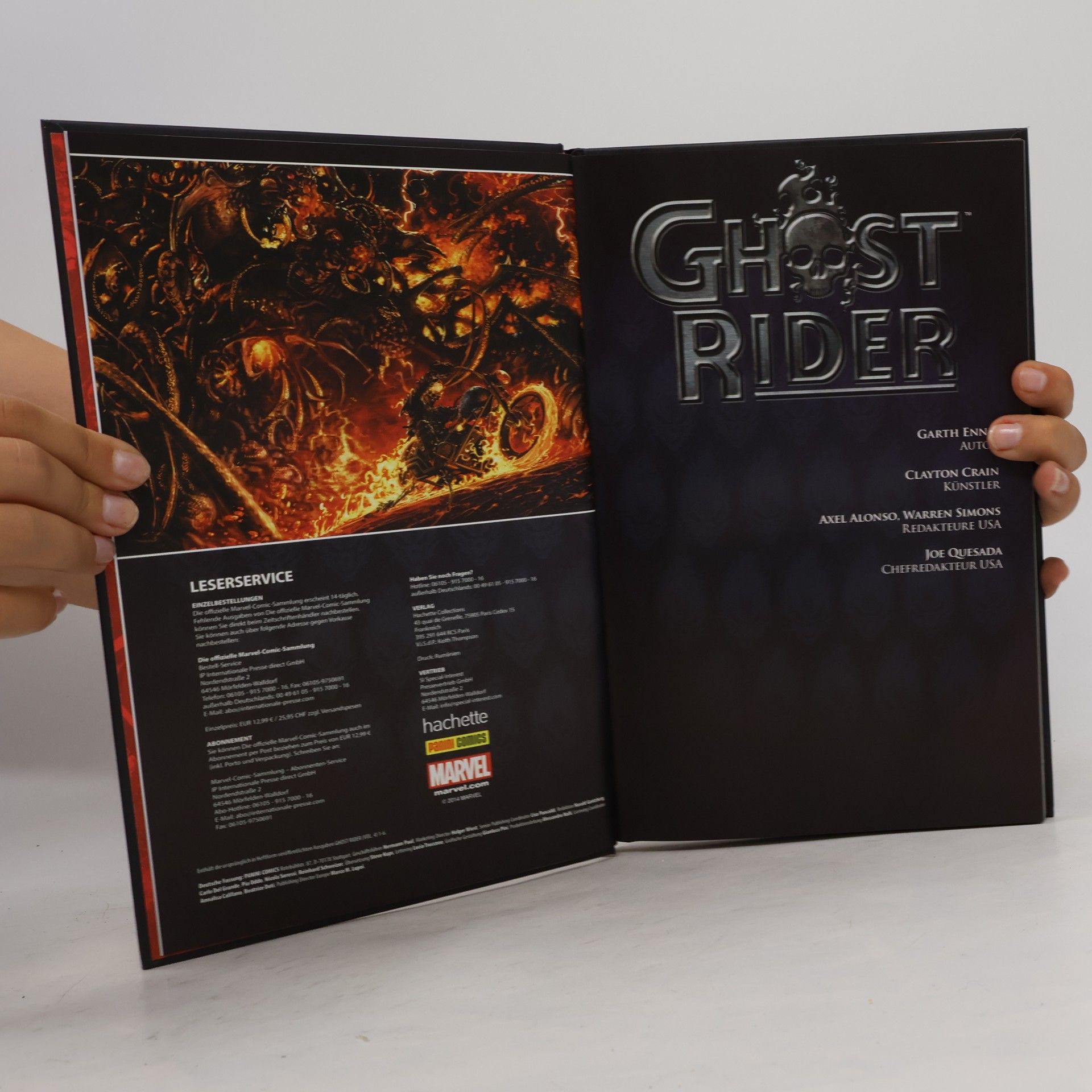Garth Ennis Die offizielle Marvel-Comic-Sammlung 40. Ghost Rider: Die Straße zur Verdammnis