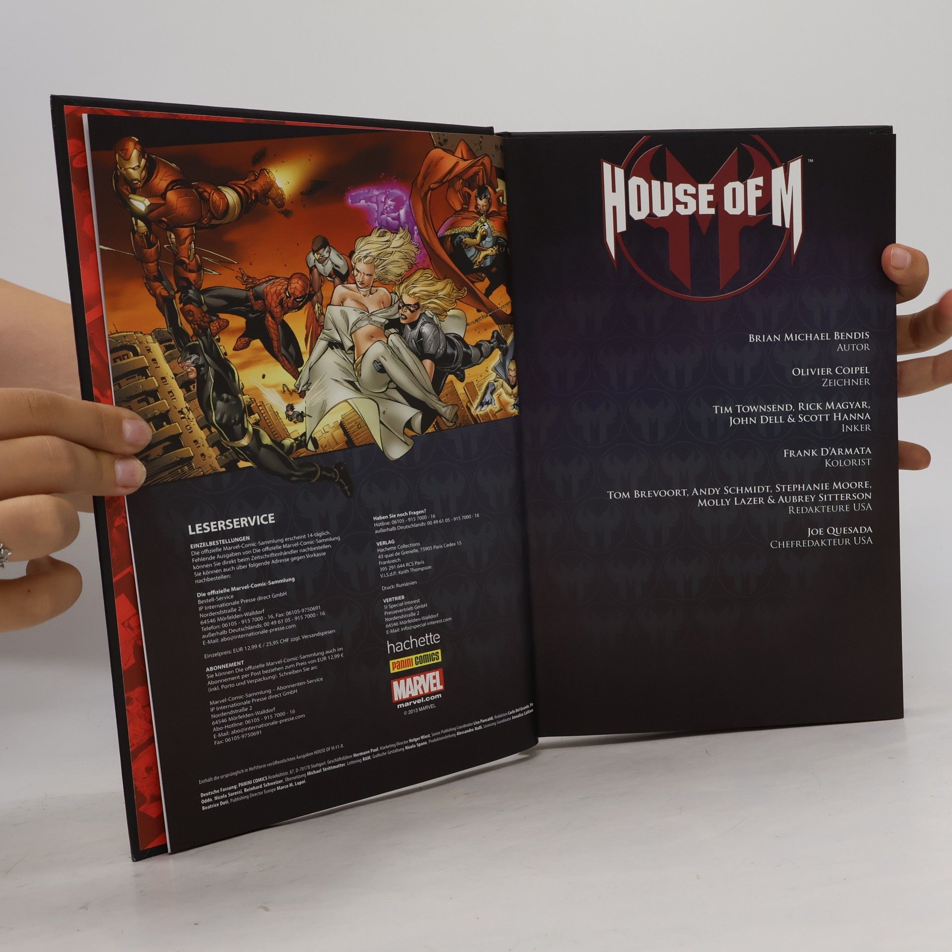 Brian Michael Bendis Die offizielle Marvel-Comic-Sammlung 41. House of M