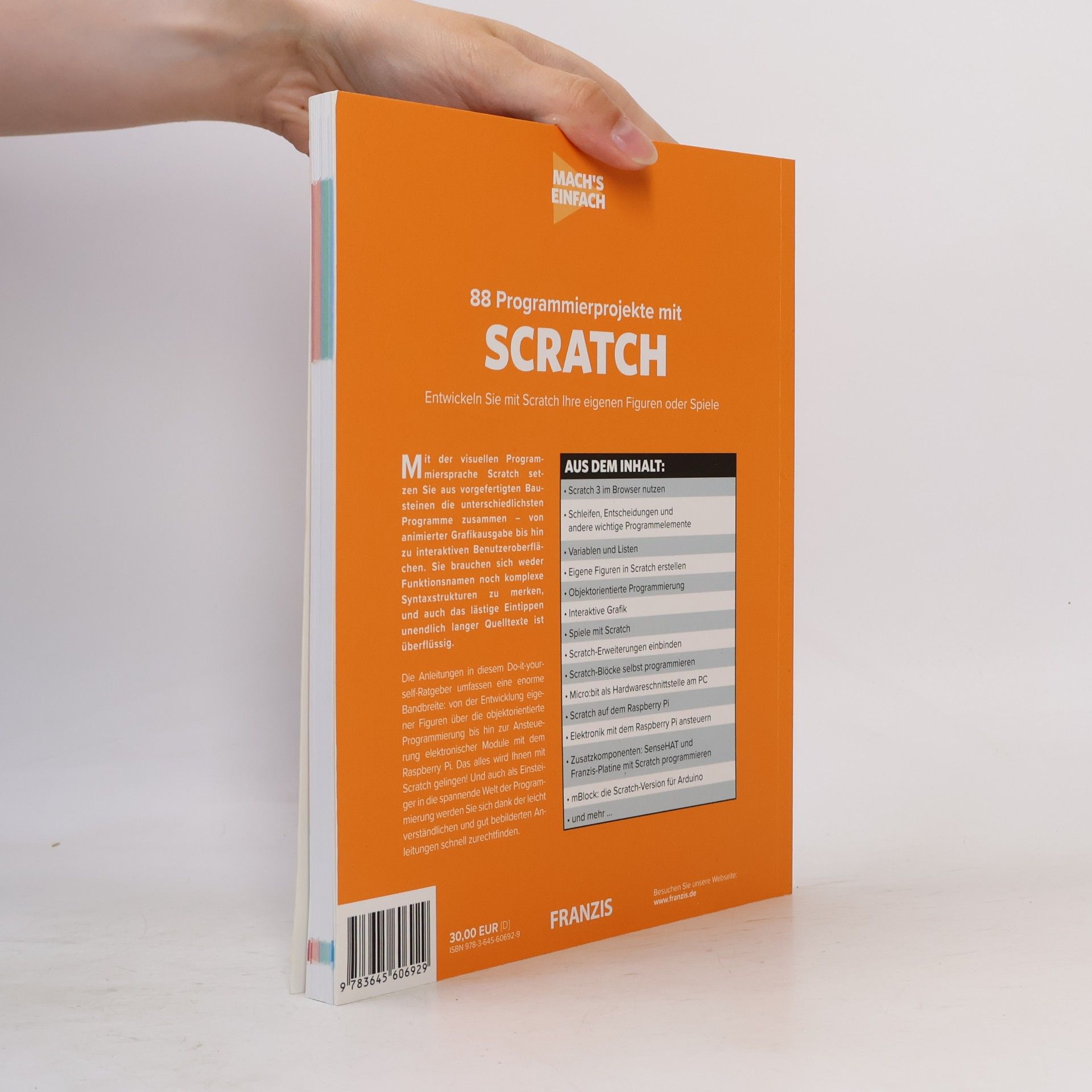 Christian Immler Mach's einfach: 88 Programmierprojekte mit Scratch