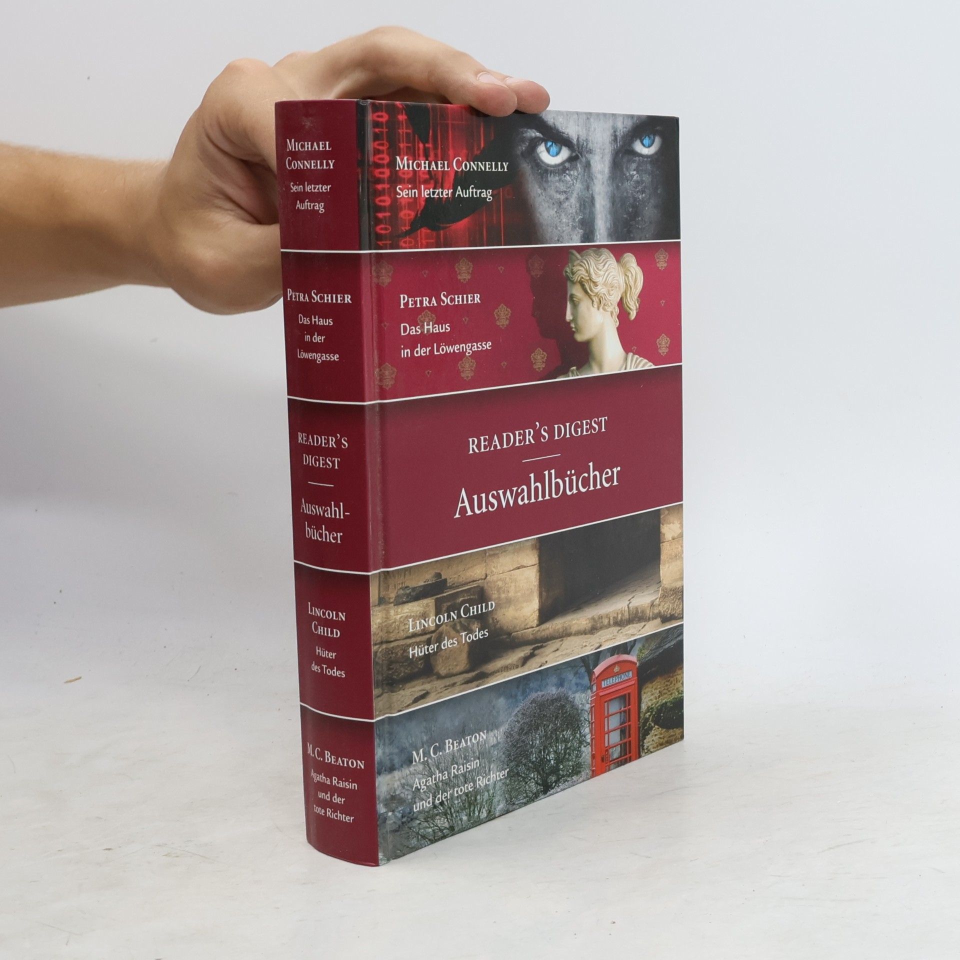 Auswahlbücher. Sein letzer Aufrag. Das Haus in der Löwengasse. Hünter des Todes. Agatha Raisin und der tote Richter