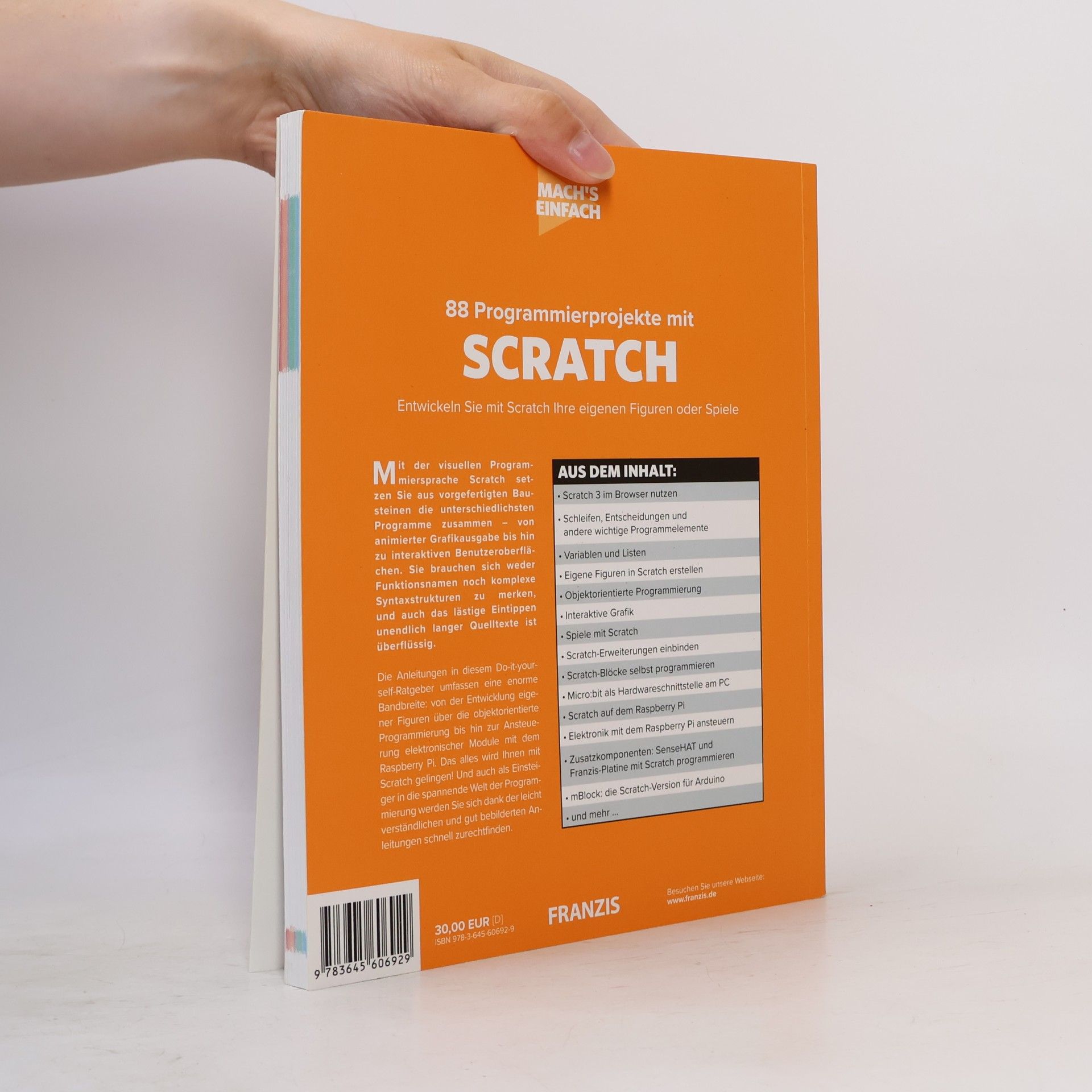 Christian Immler Mach's einfach: 88 Programmierprojekte mit Scratch