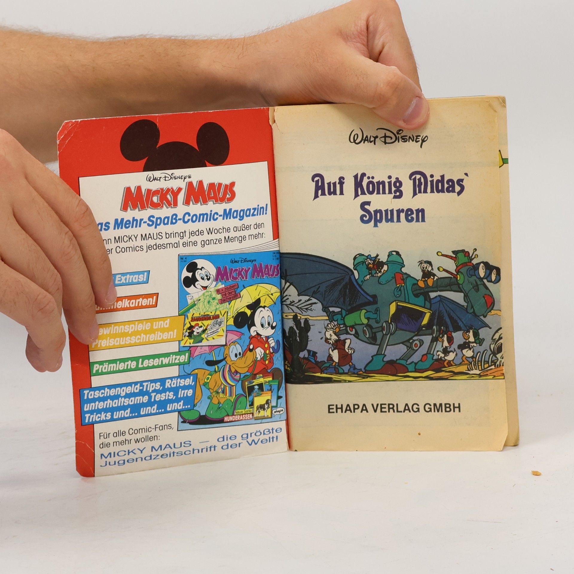 Walt Disney Lustiges Taschenbuch 166. Auf König Midas Spuren