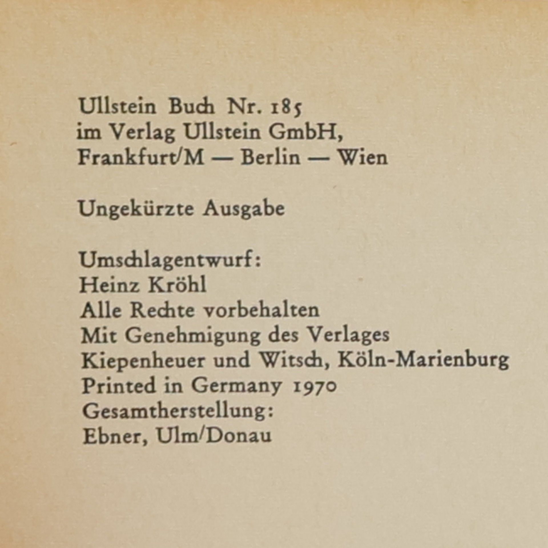 Heinrich Böll Haus ohne Hüter