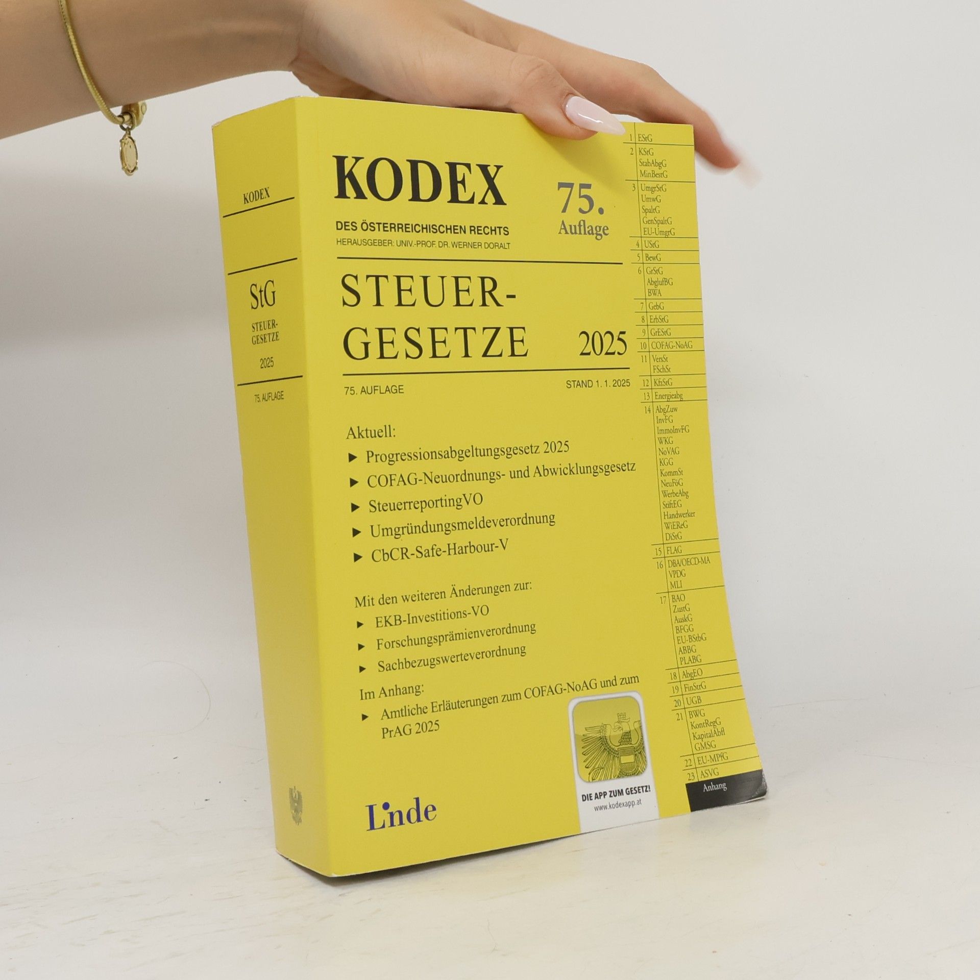 Werner Doralt KODEX Steuergesetze 2025 - 75. Auflage