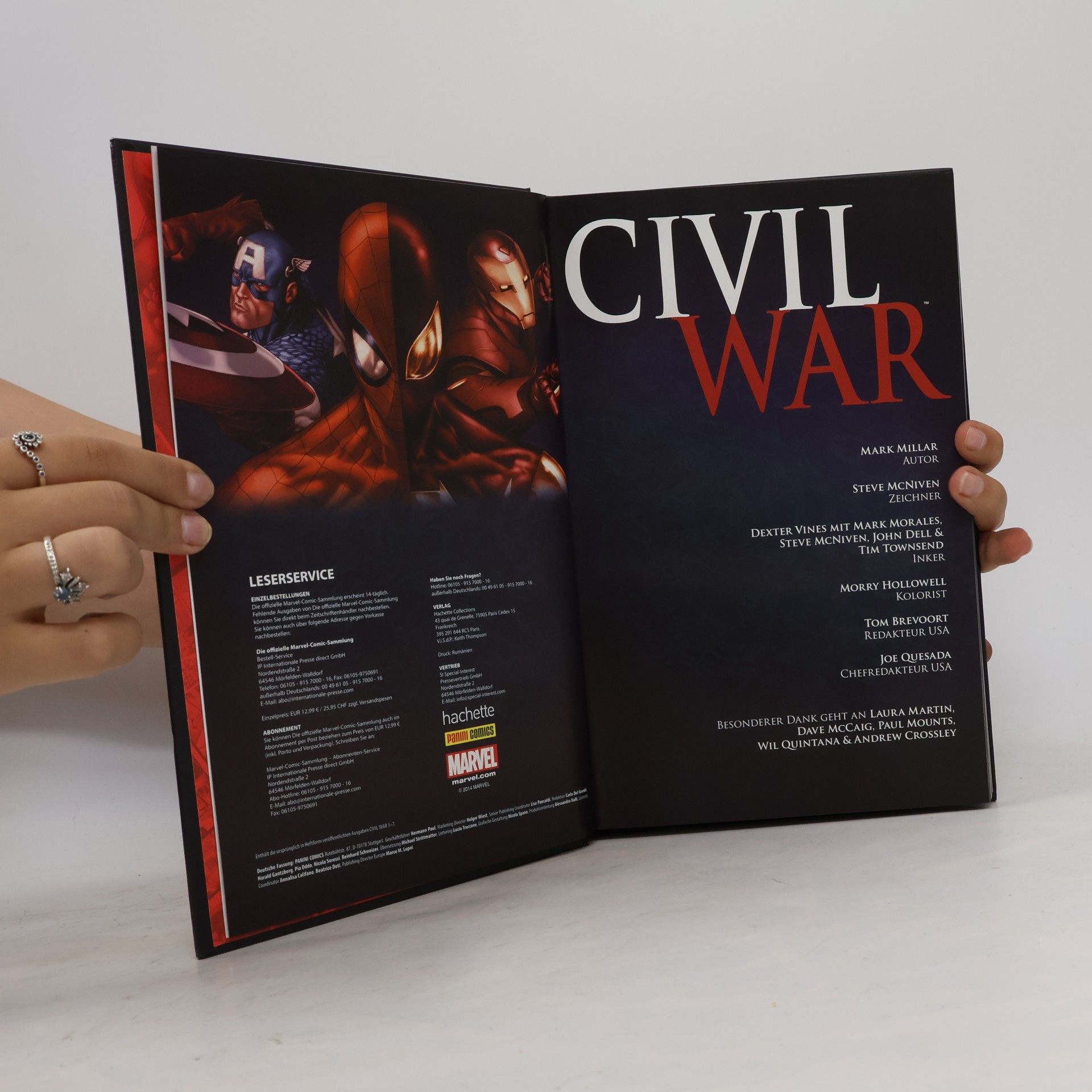 Mark Millar Die offizielle Marvel-Comic-Sammlung 49. Civil War