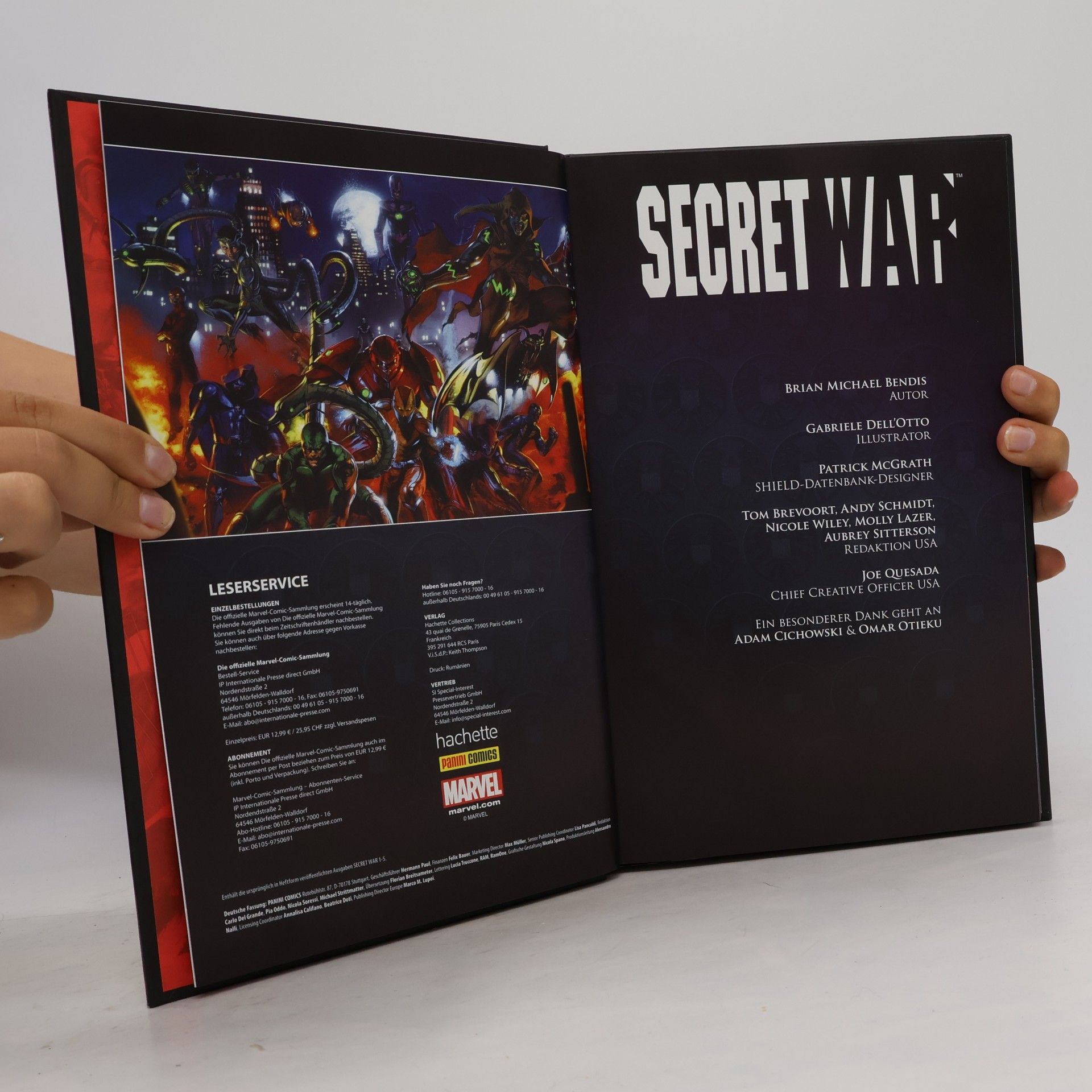 Brian Michael Bendis Die offizielle Marvel-Comic-Sammlung 33. Secret War