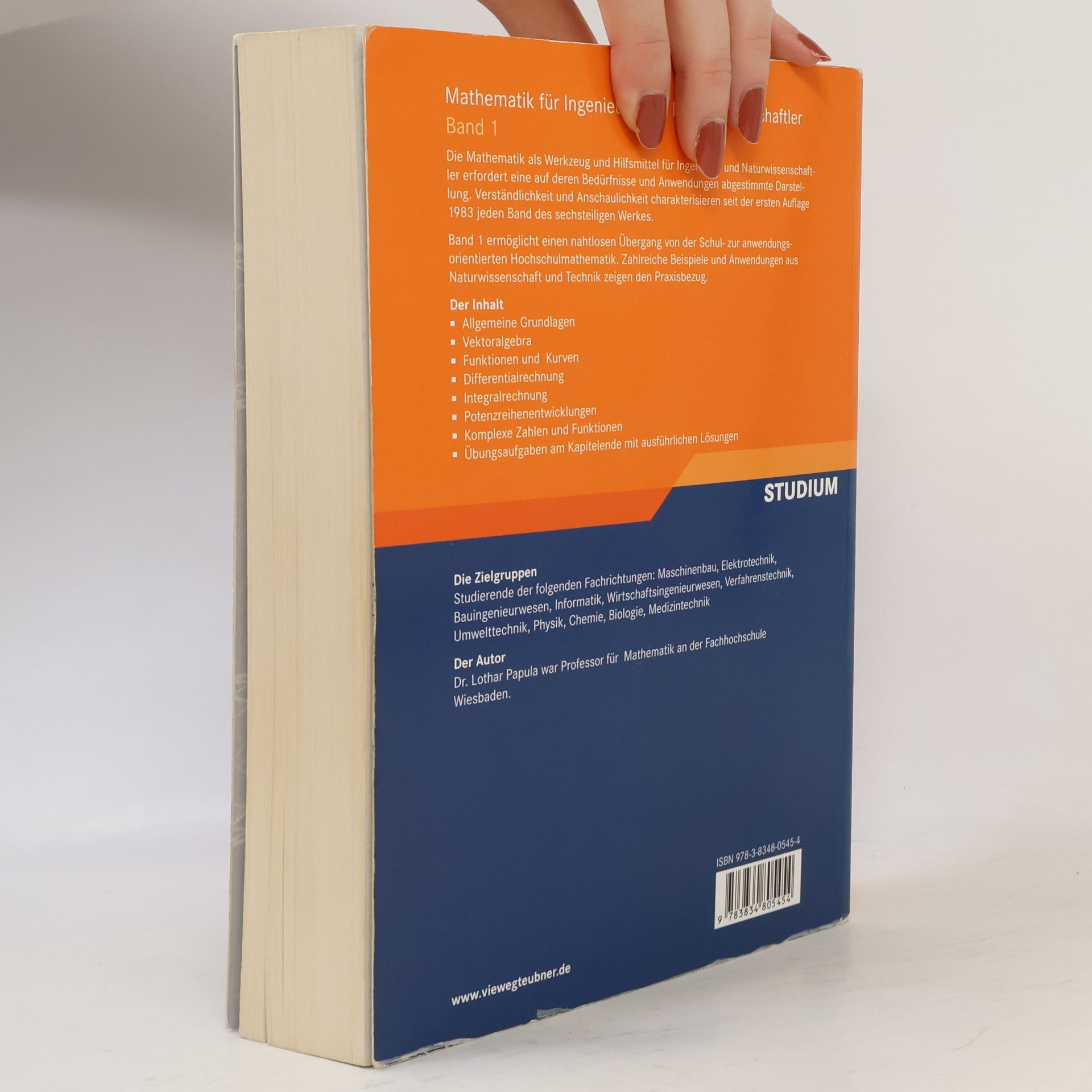 Lothar Papula Mathematik für Ingenieure und Naturwissenschaftler 1