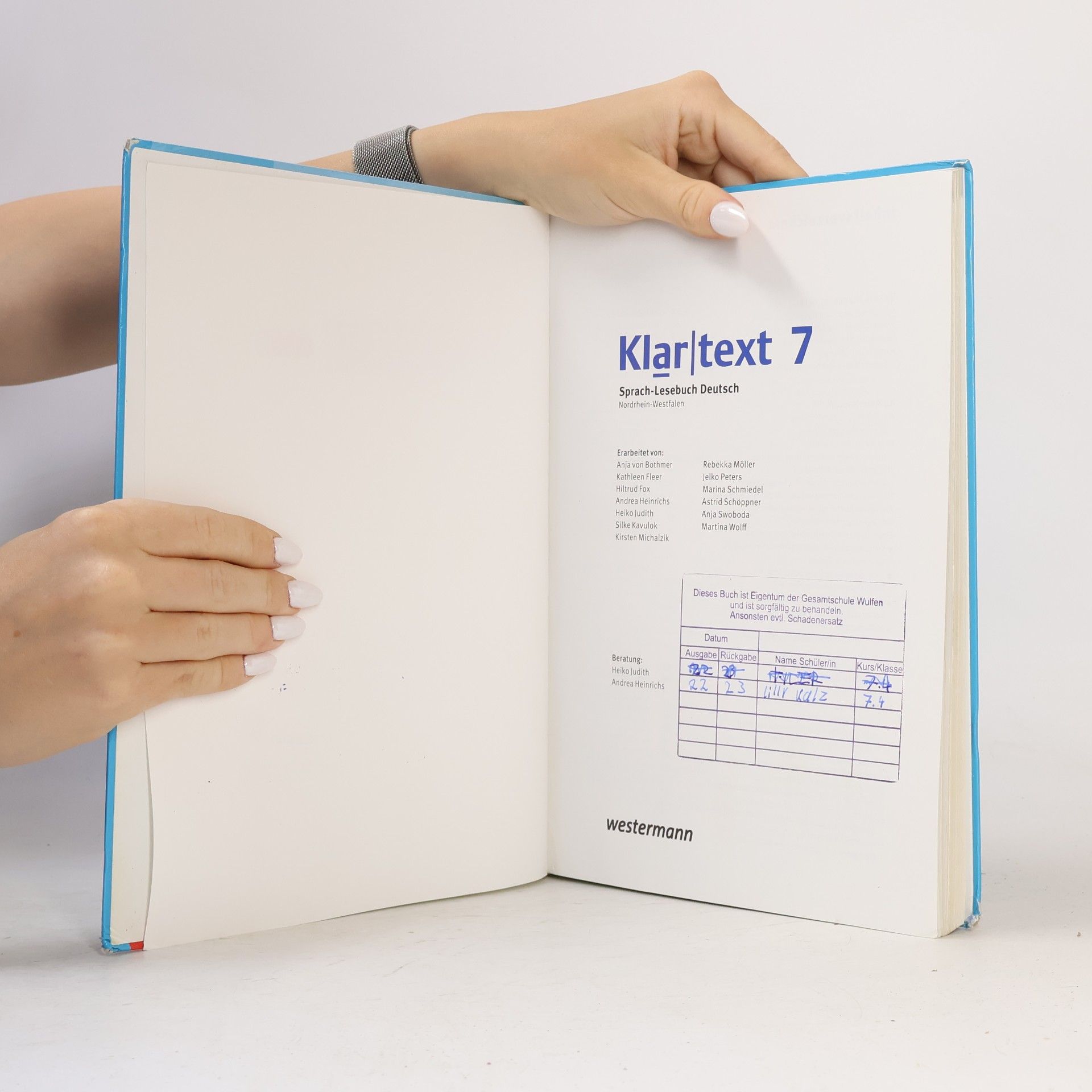 Autorenkollektiv Klartext 7. Schülerband. Realschule. Nordrhein-Westfalen