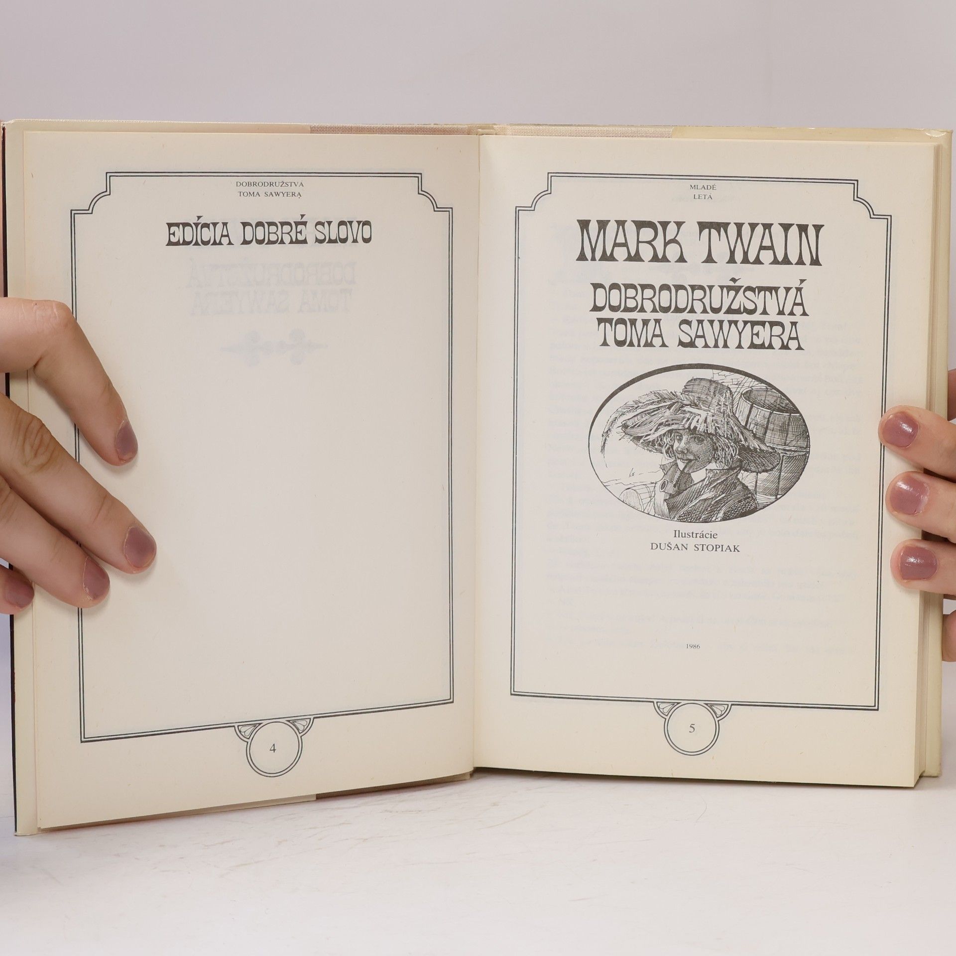 Mark Twain Dobrodružstvá Toma Sawyera