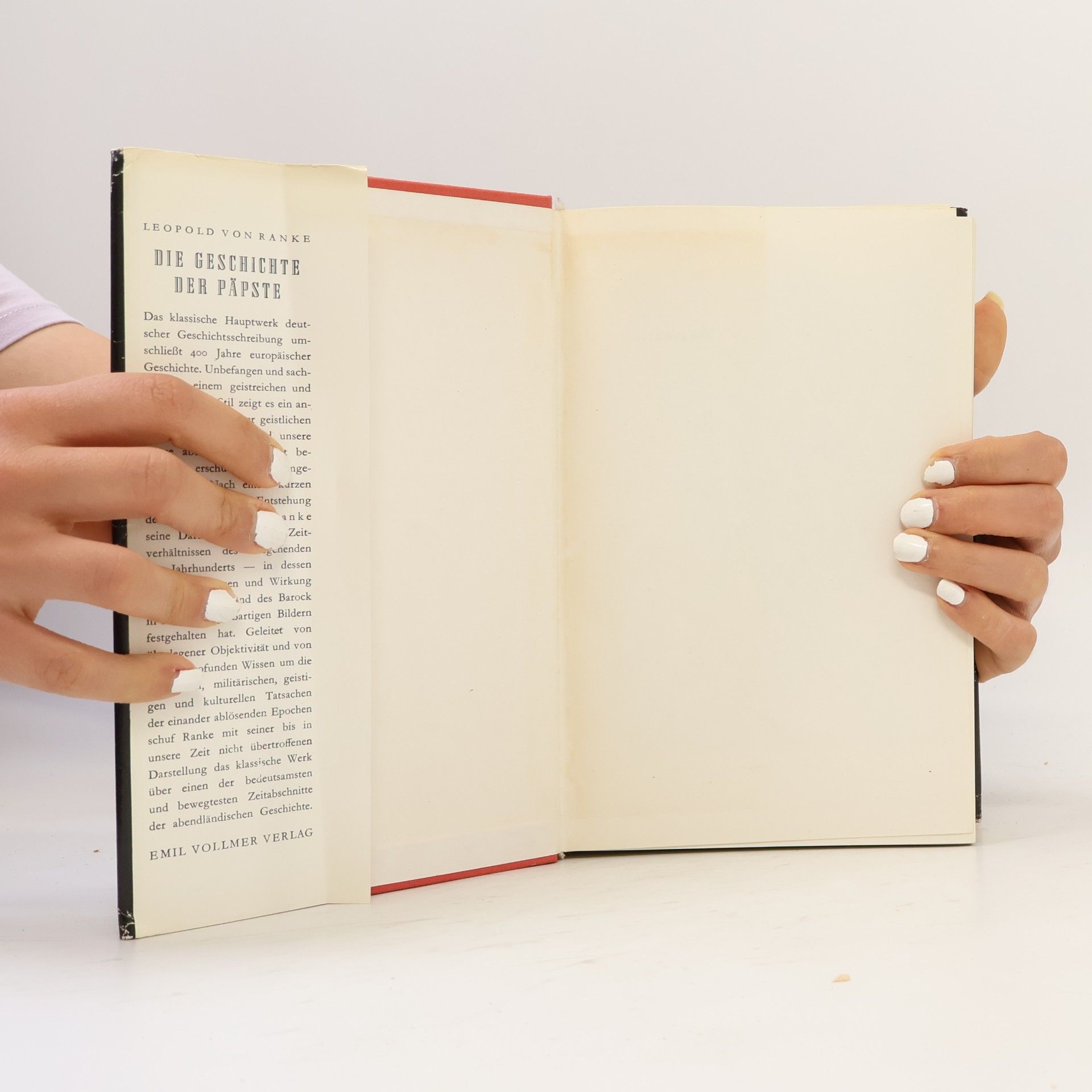 Leopold von Ranke Die römischen Päpste in den letzten vier Jahrhunderten ; mit Namenslexikon und Bibliographie bis in die heutige Zeit fortgeschrieben
