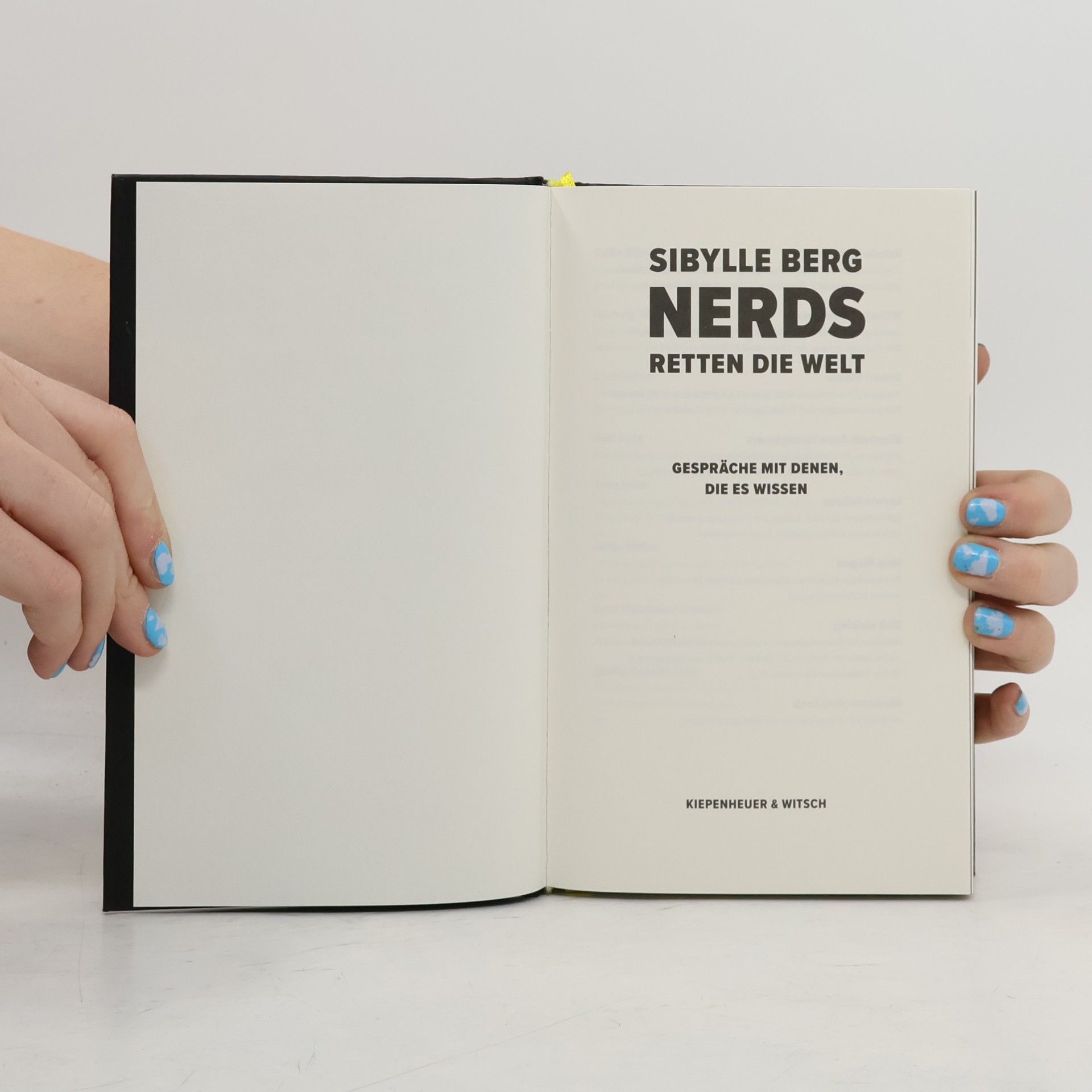 Sibylle Berg Nerds retten die Welt