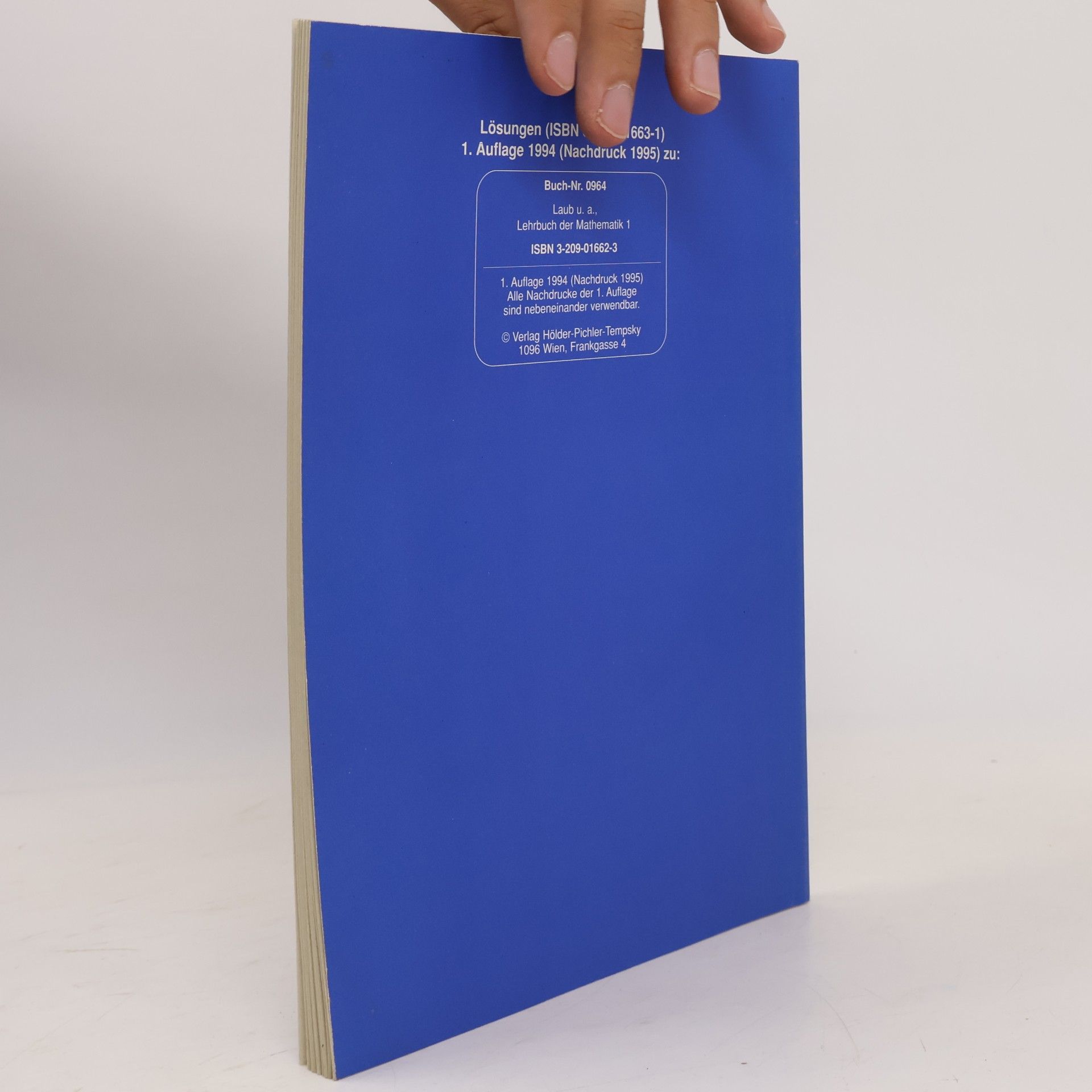 Josef Laub Lehrbuch der Mathematik und Aufgabensammlung 1
