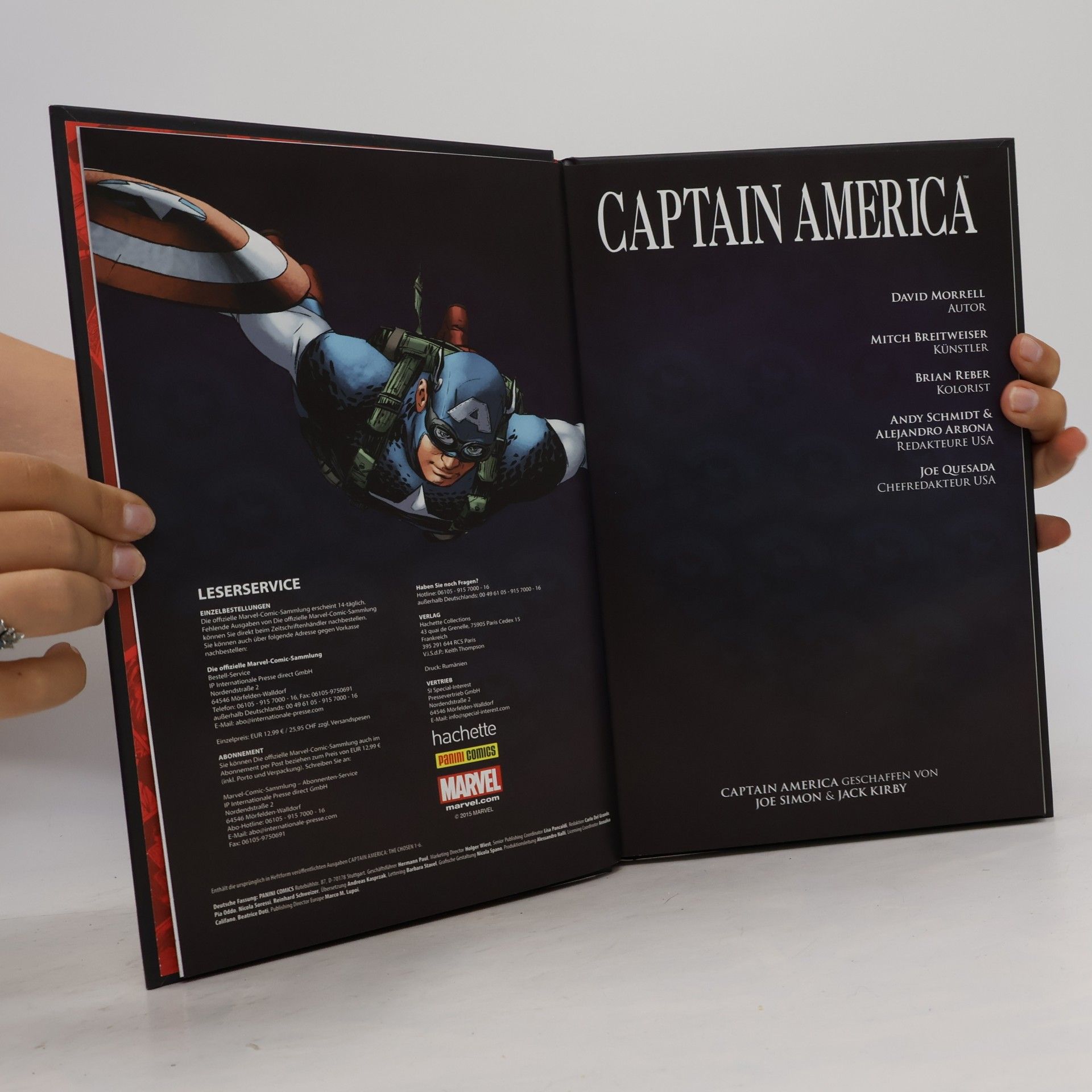 David Morrell Die offizielle Marvel-Comic-Sammlung 53. Captain America: Der Auserwählte