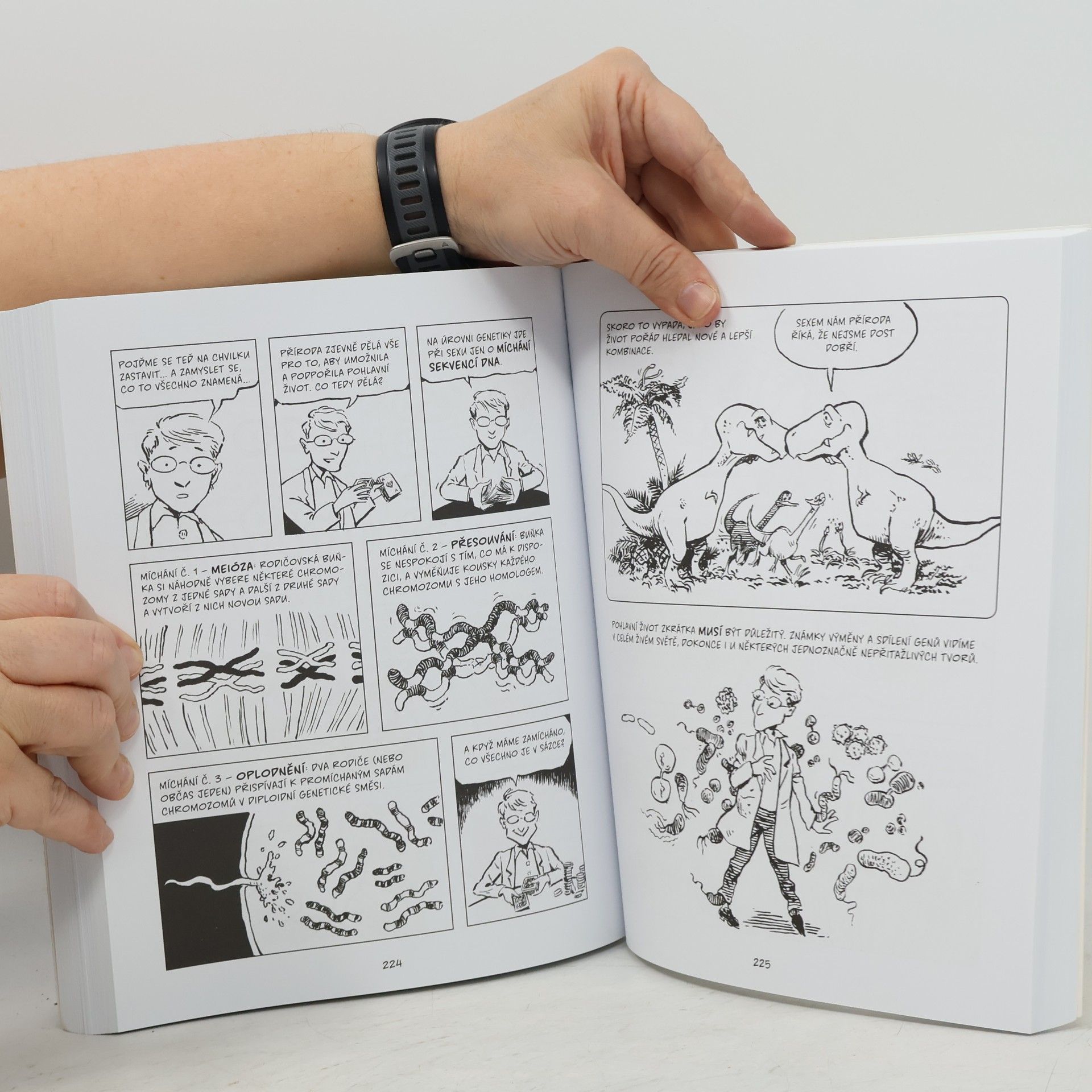 Larry Gonick Komiksová biologie