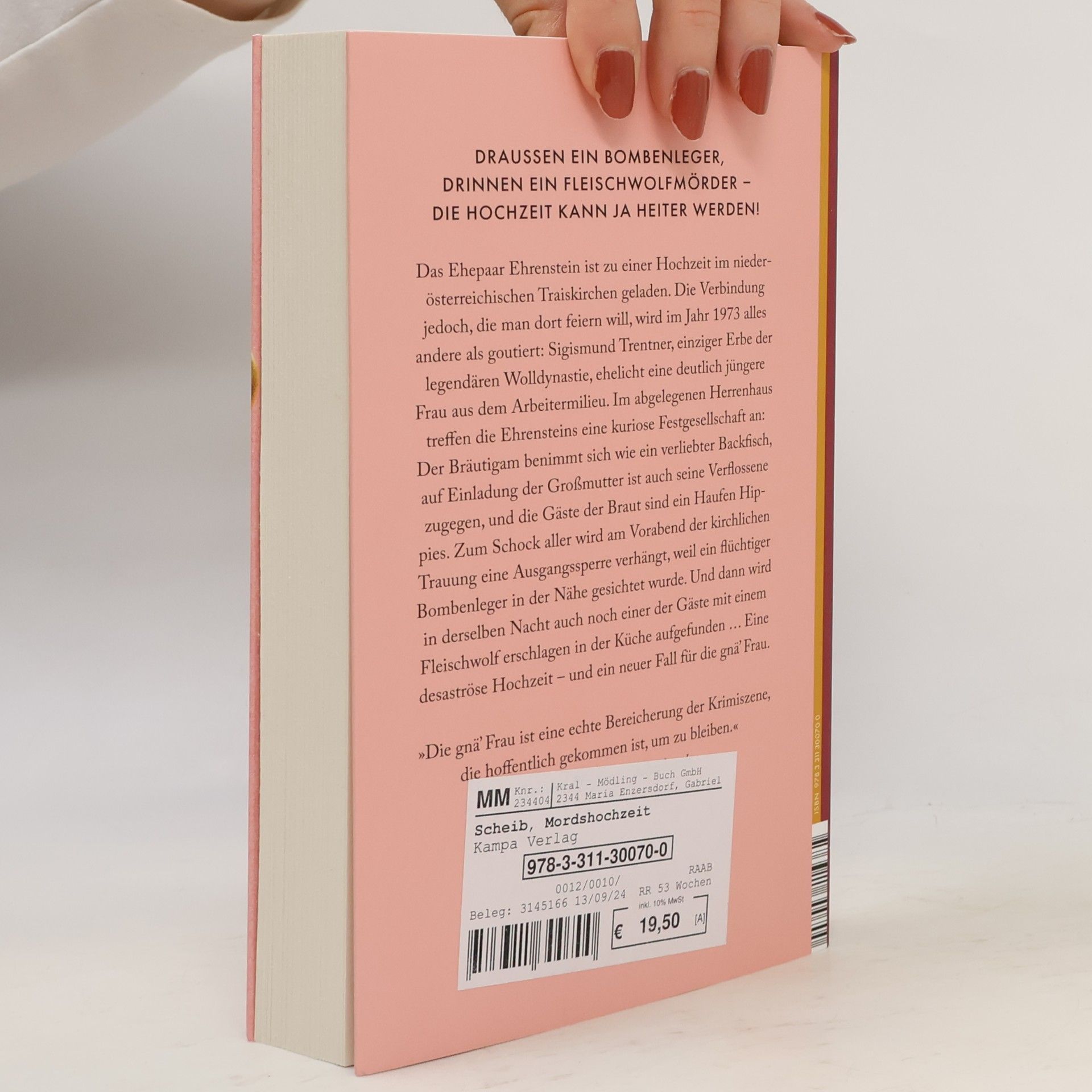 Constanze Scheib Mordshochzeit, Herrschaftszeiten